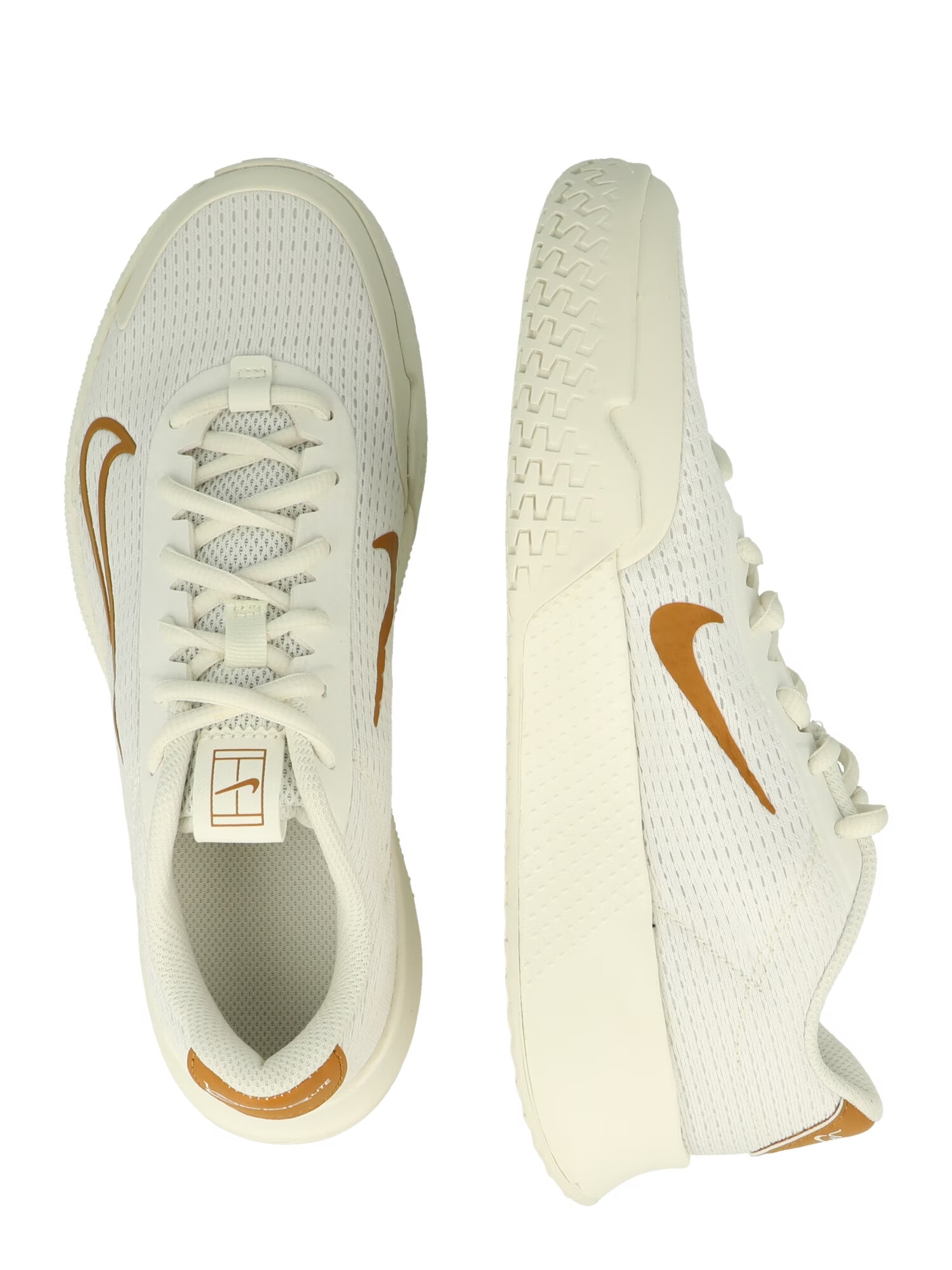 NIKE Pantofi sport 'Vapor Lite 2' nisipiu / gri metalic / alb - Pled.ro