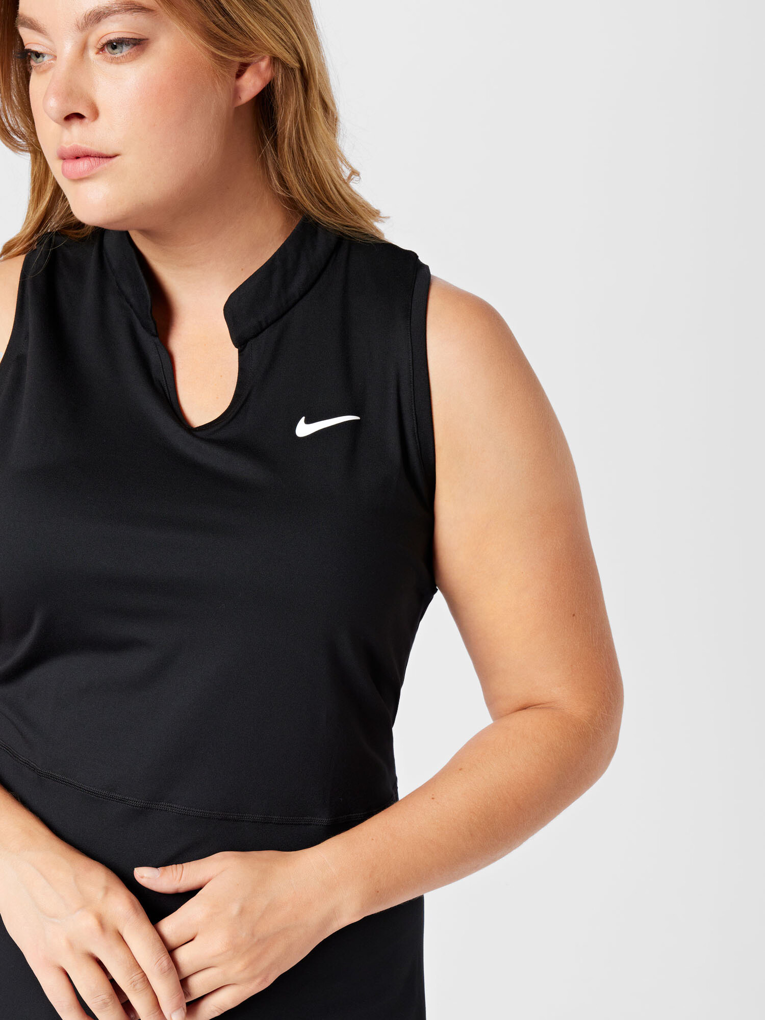 NIKE Rochie sport 'VICTORY' negru / alb - Pled.ro