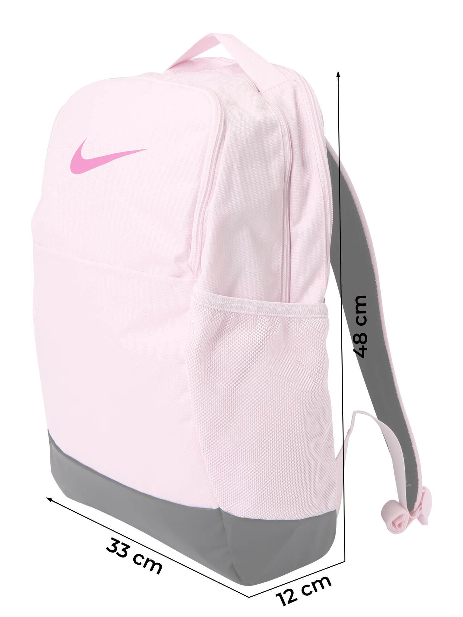 NIKE Rucsac sport 'Brasilia' roz / roz deschis / negru - Pled.ro