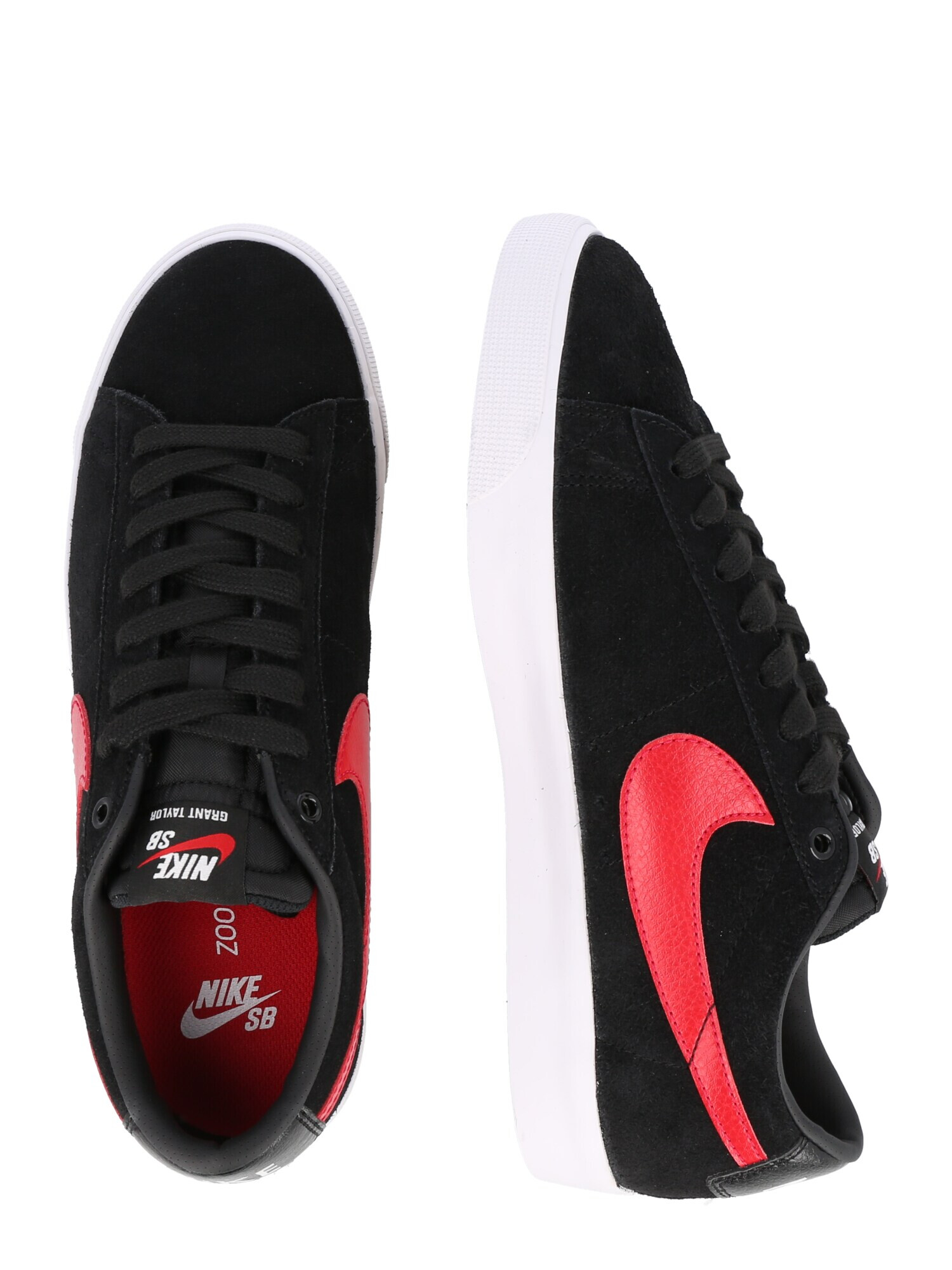 Nike SB Sneaker low 'ZOOM BLAZER' roșu / negru - Pled.ro