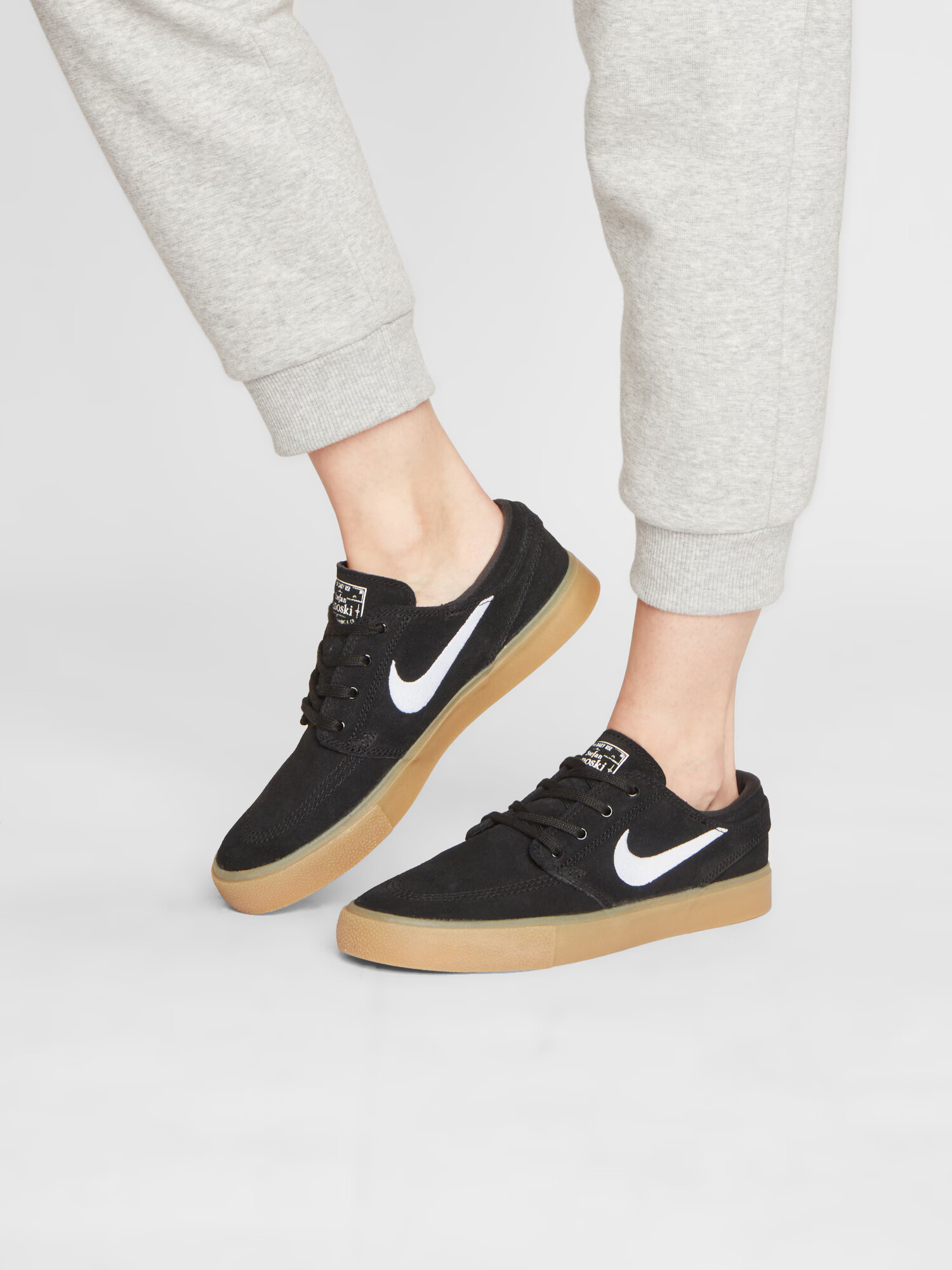 Nike SB Sneaker low 'ZOOM JANOSKI' negru / alb - Pled.ro