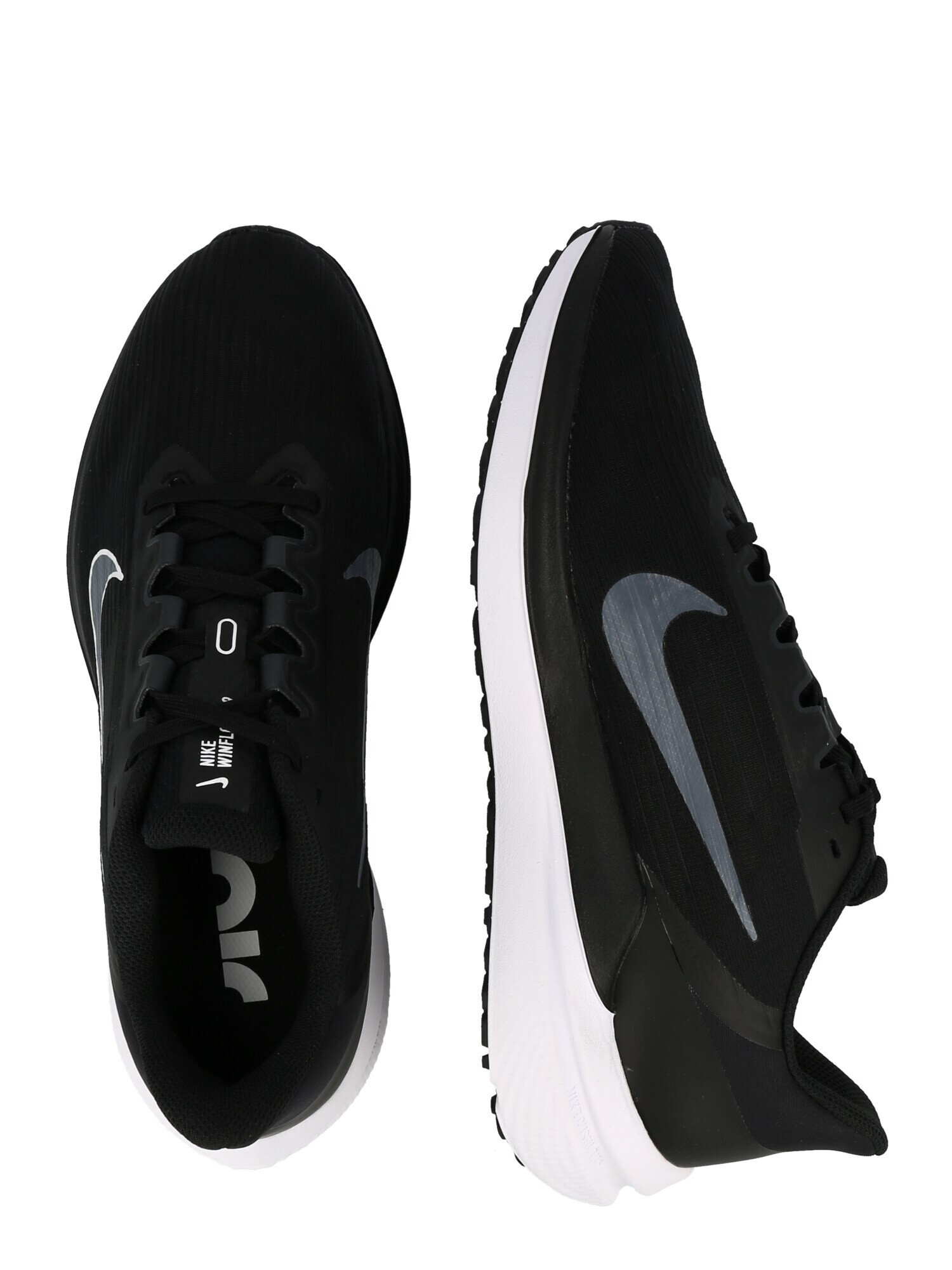 NIKE Sneaker de alergat 'Air Winflo 9' negru / alb - Pled.ro