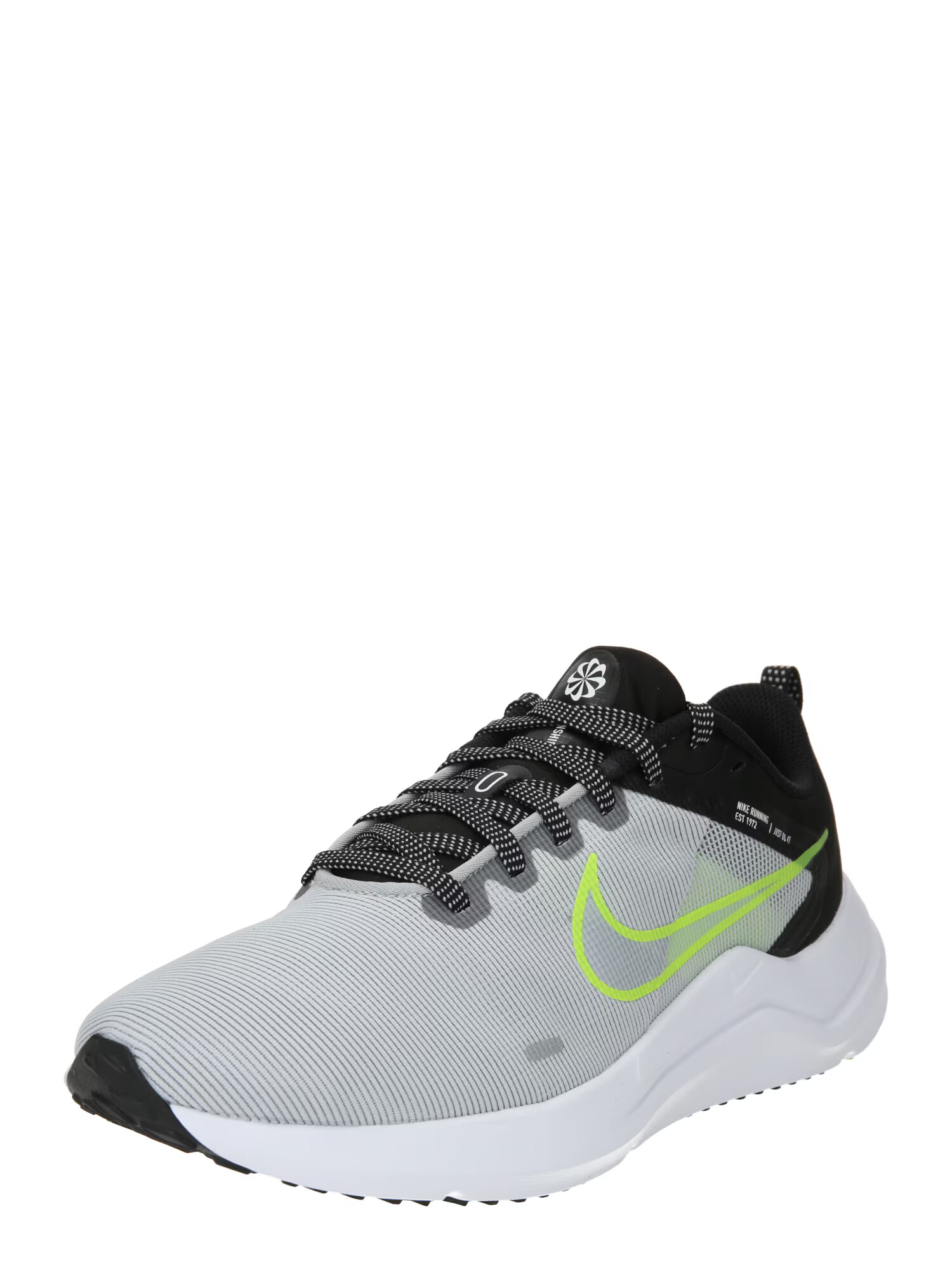 NIKE Sneaker de alergat 'Downshifter 12' gri / verde limetă / negru - Pled.ro