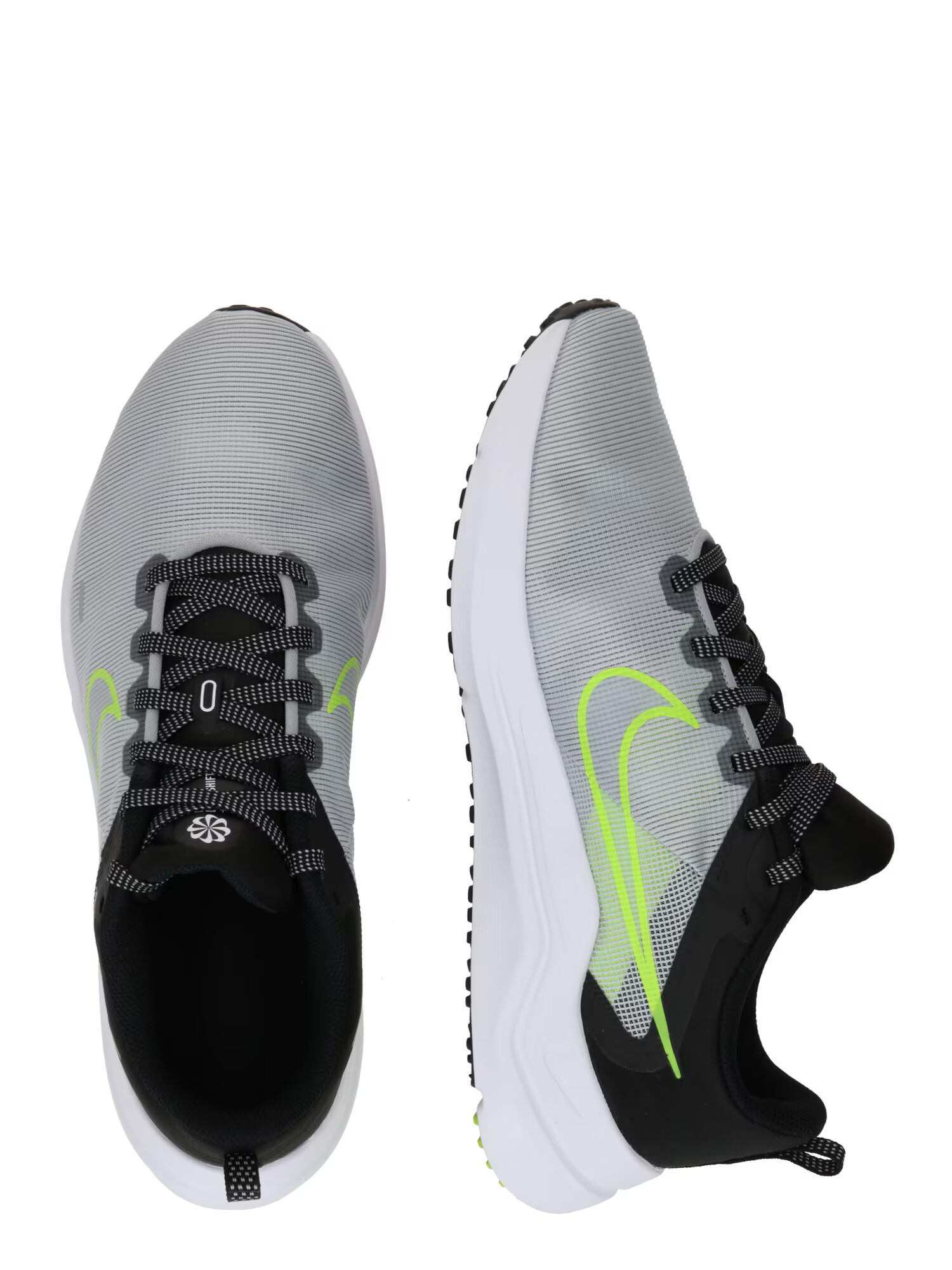 NIKE Sneaker de alergat 'Downshifter 12' gri / verde limetă / negru - Pled.ro