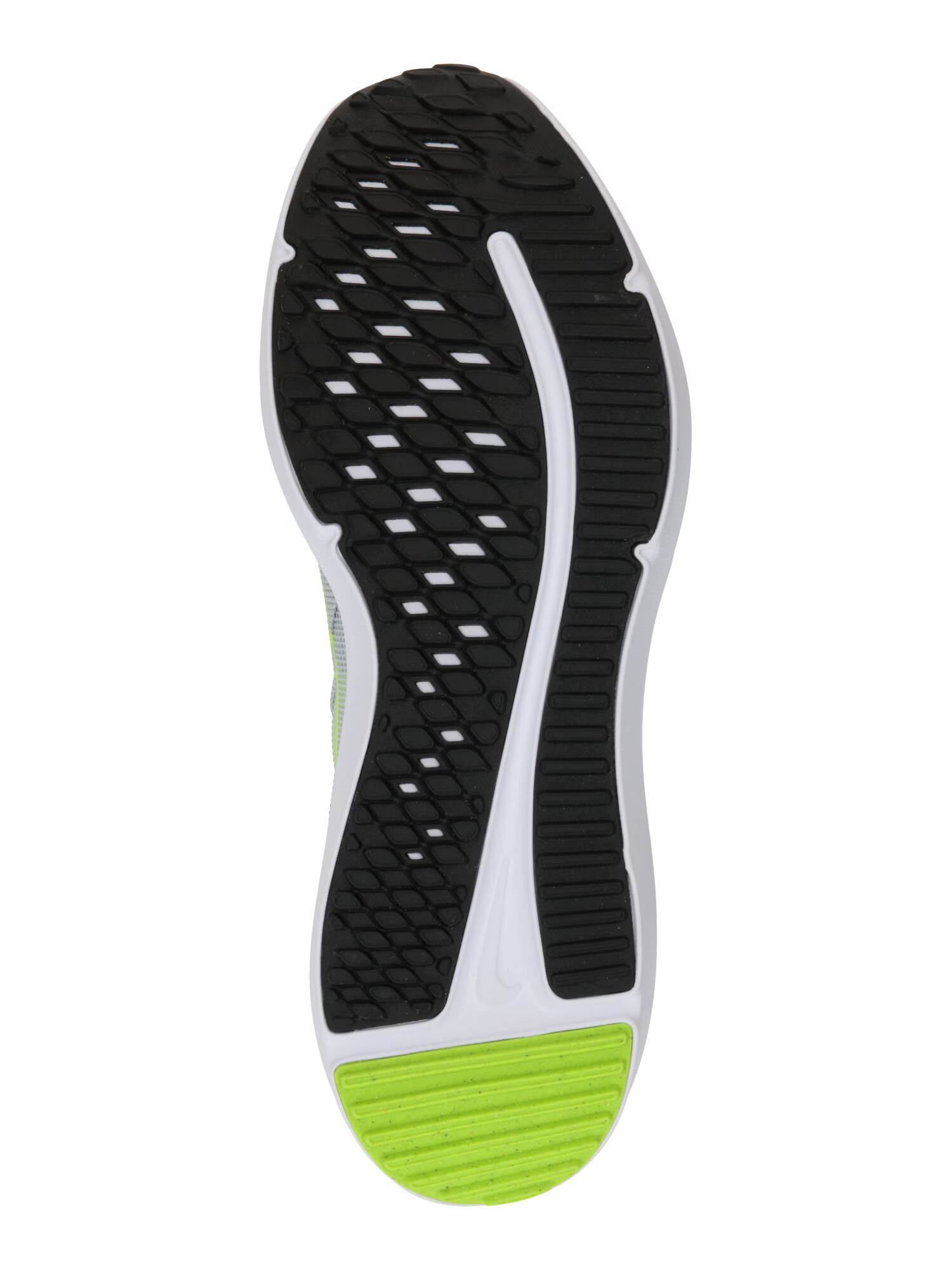 NIKE Sneaker de alergat 'Downshifter 12' gri / verde limetă / negru - Pled.ro