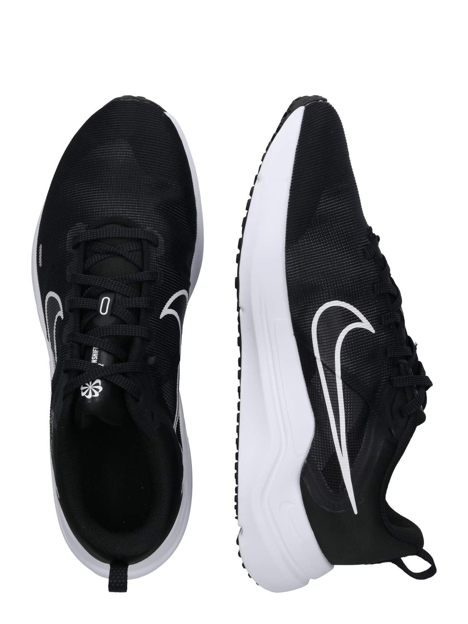 NIKE Sneaker de alergat 'Downshifter 12' negru / alb - Pled.ro