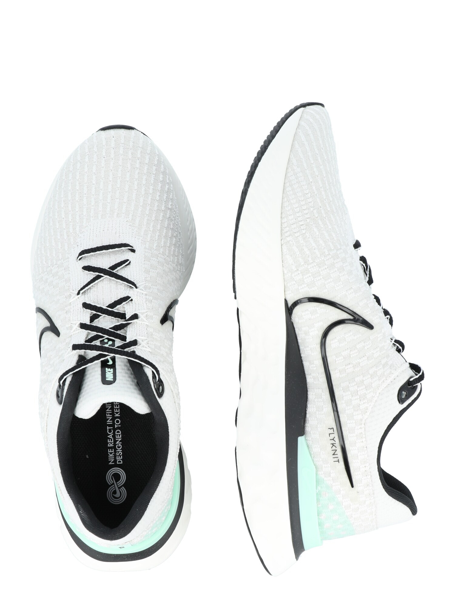 NIKE Sneaker de alergat 'Infinity 3' turcoaz / negru / alb - Pled.ro