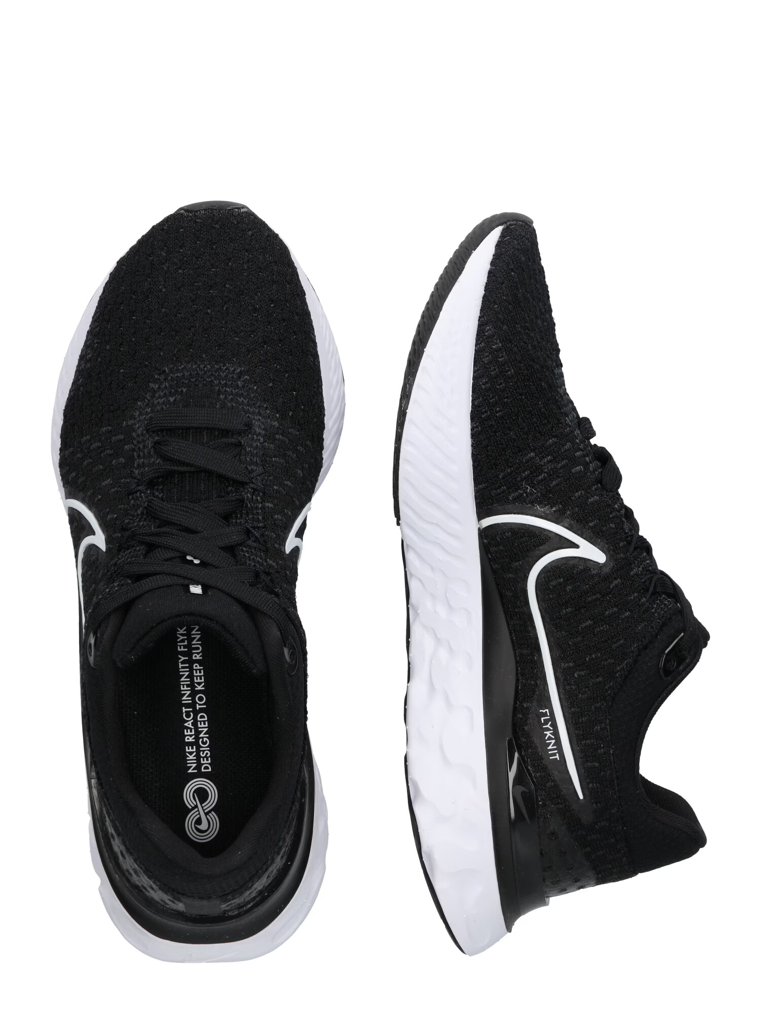 NIKE Sneaker de alergat 'Infinity Run' negru / alb - Pled.ro