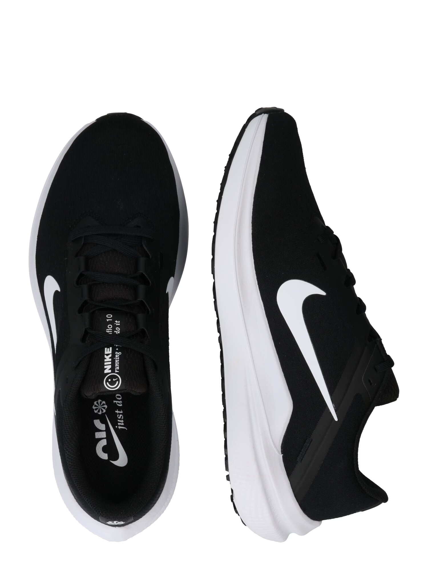 NIKE Sneaker de alergat negru / alb - Pled.ro