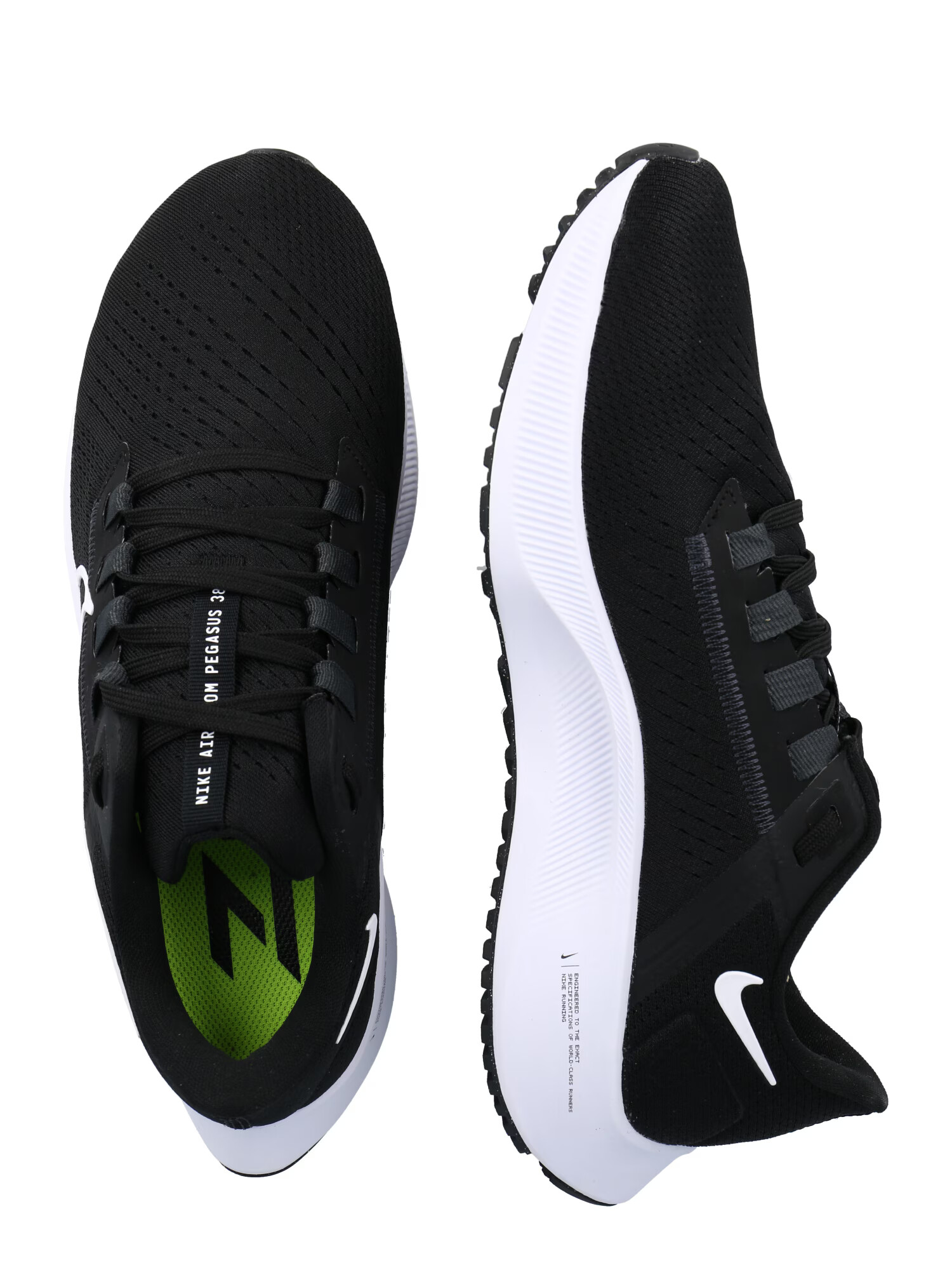 NIKE Sneaker de alergat 'Pegasus 38' negru / alb - Pled.ro