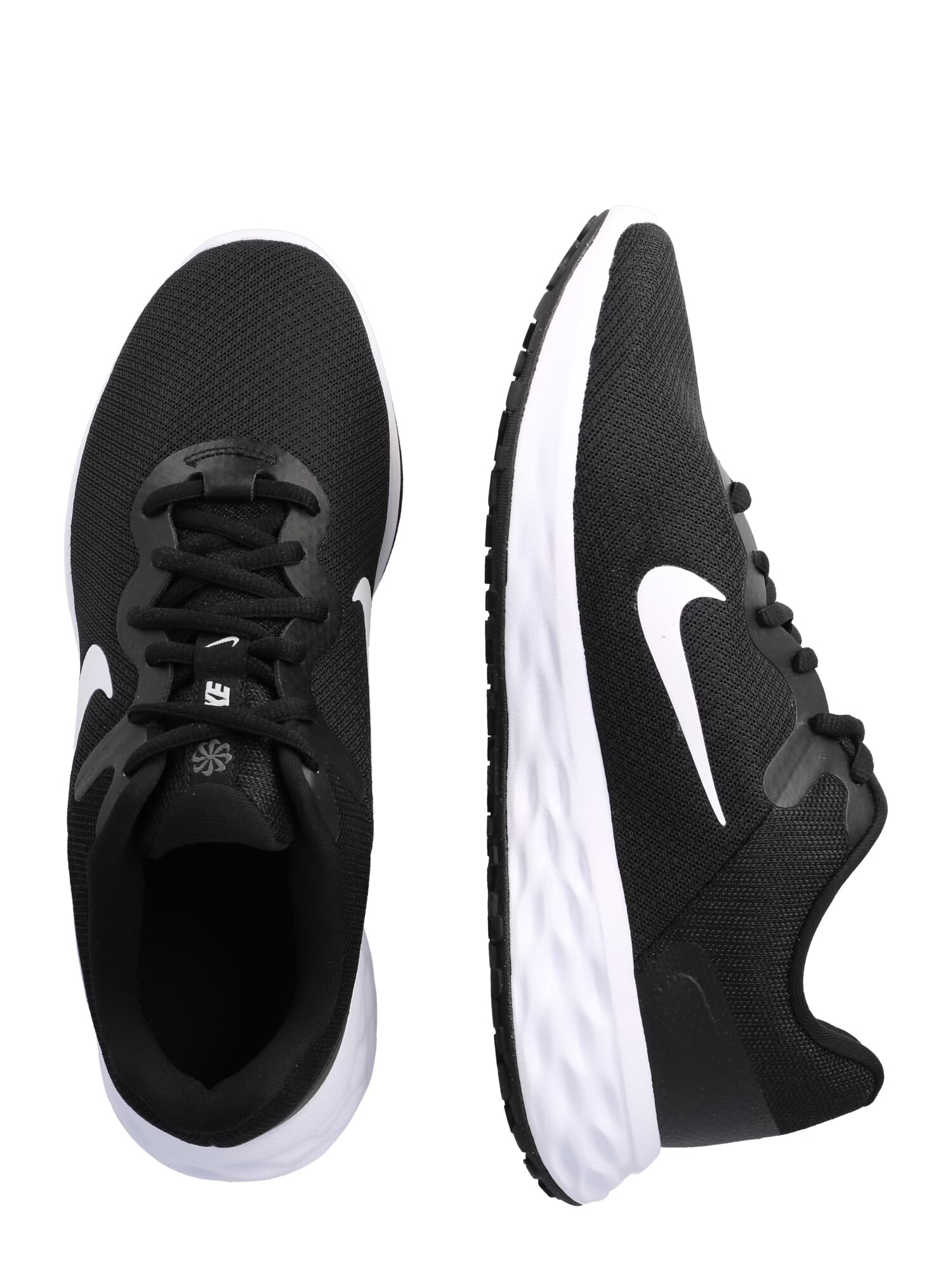 NIKE Sneaker de alergat 'Revolutio 6' negru / alb - Pled.ro