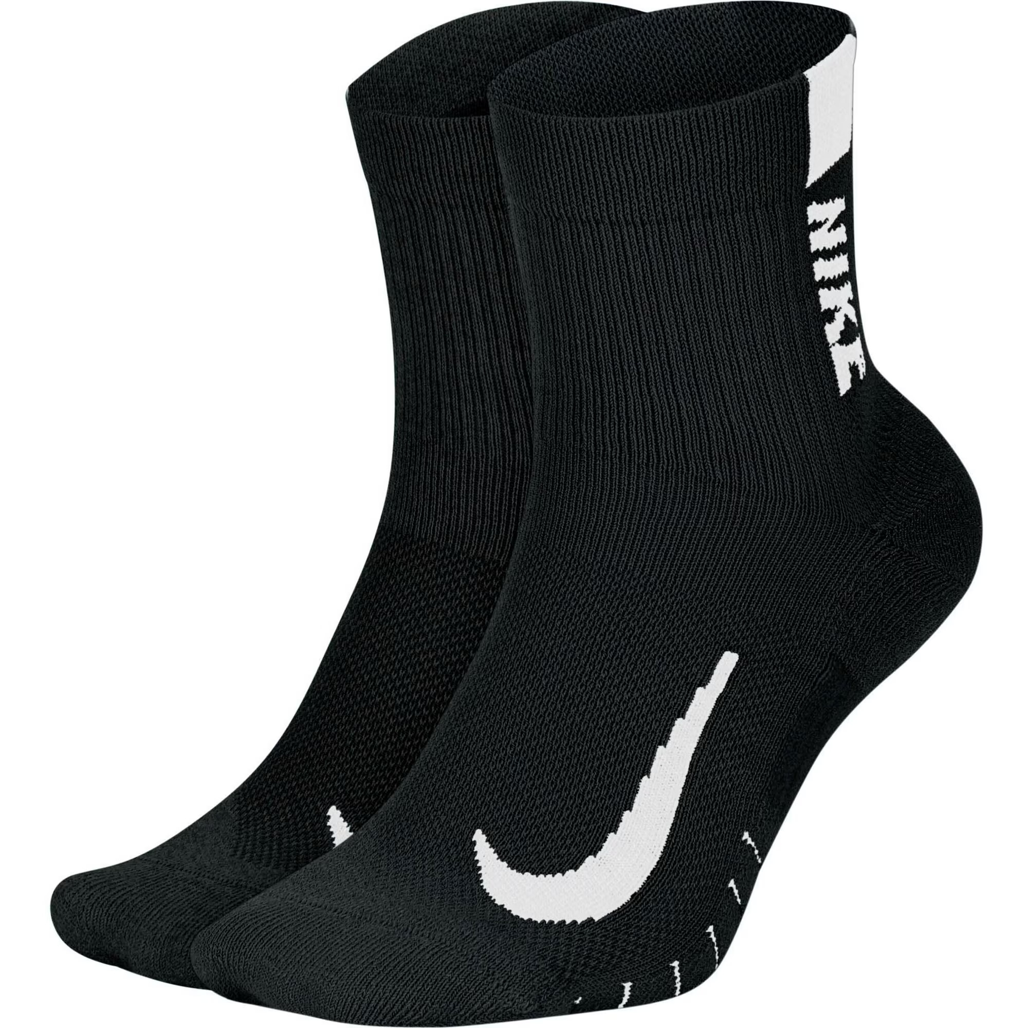 NIKE Șosete sport 'Multiplier' negru / alb - Pled.ro