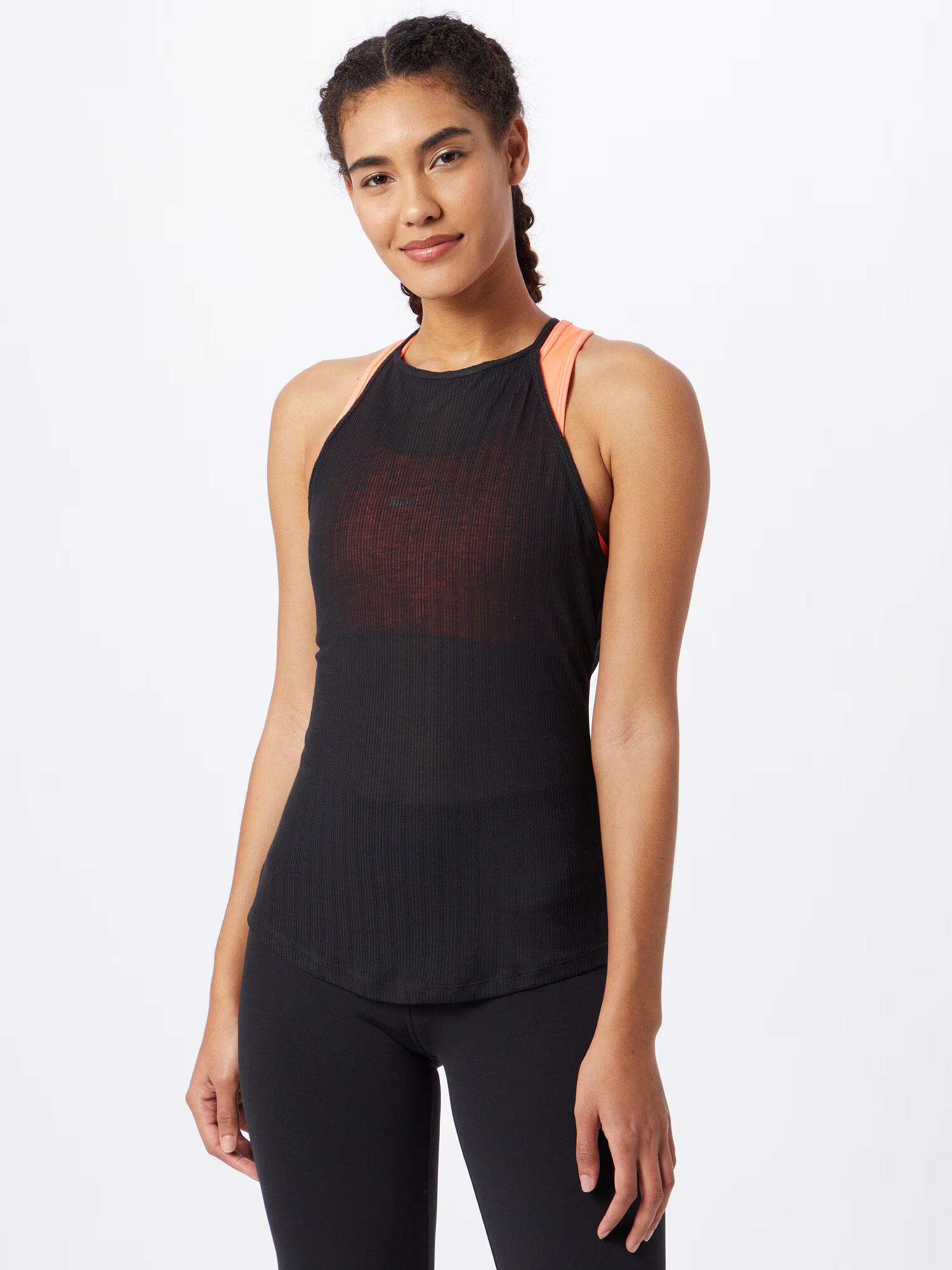 NIKE Sport top negru - Pled.ro