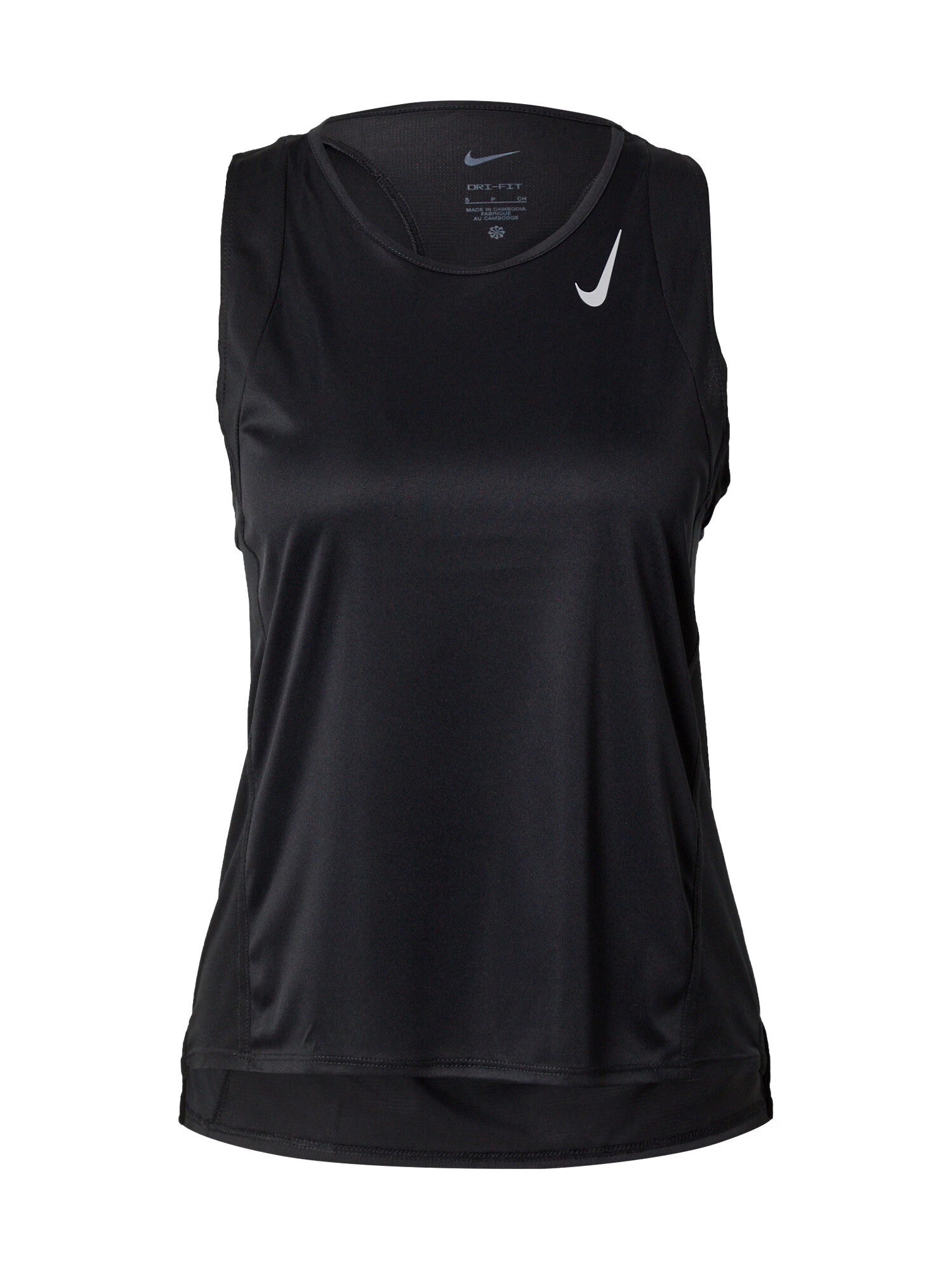 NIKE Sport top negru / alb - Pled.ro