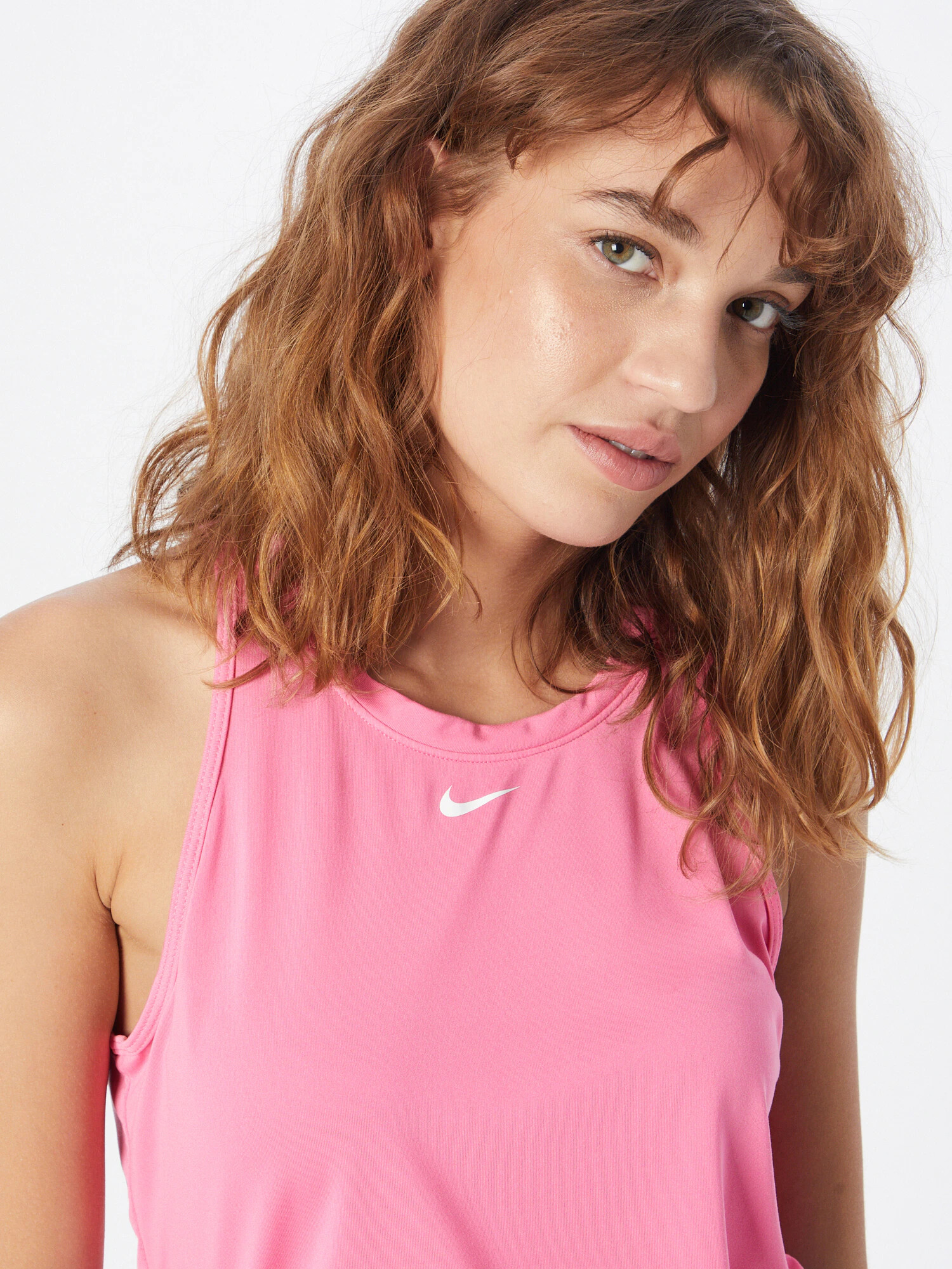 NIKE Sport top roz deschis / alb - Pled.ro