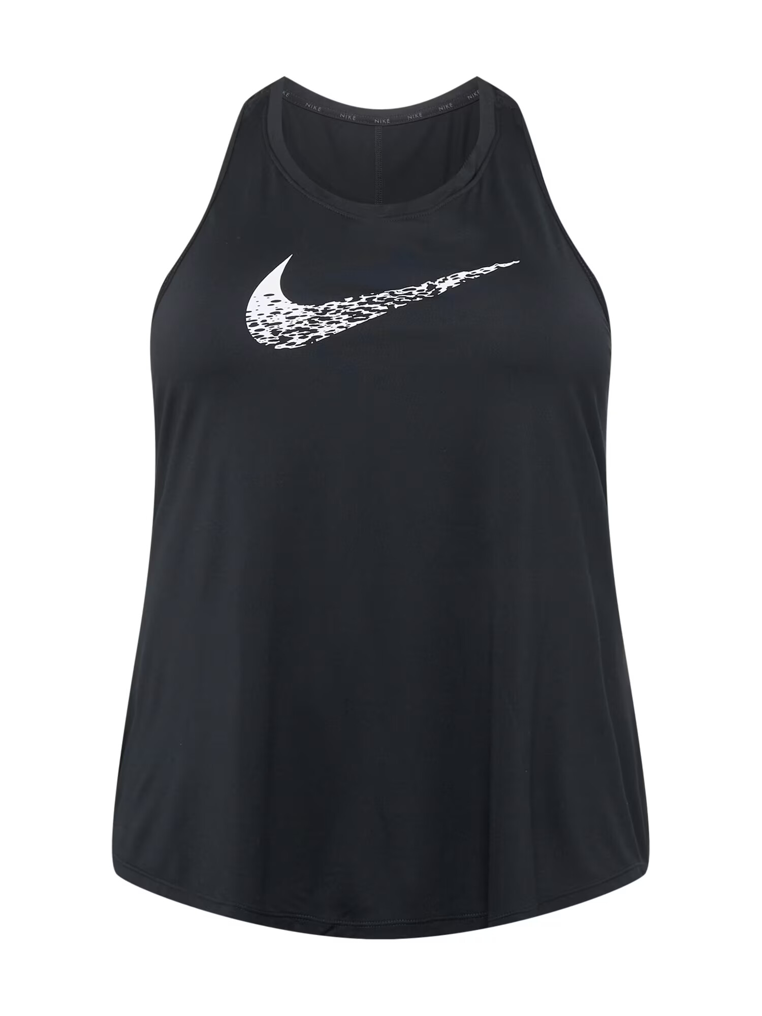 Nike Sportswear Sport top 'SWOOSH' negru / alb - Pled.ro