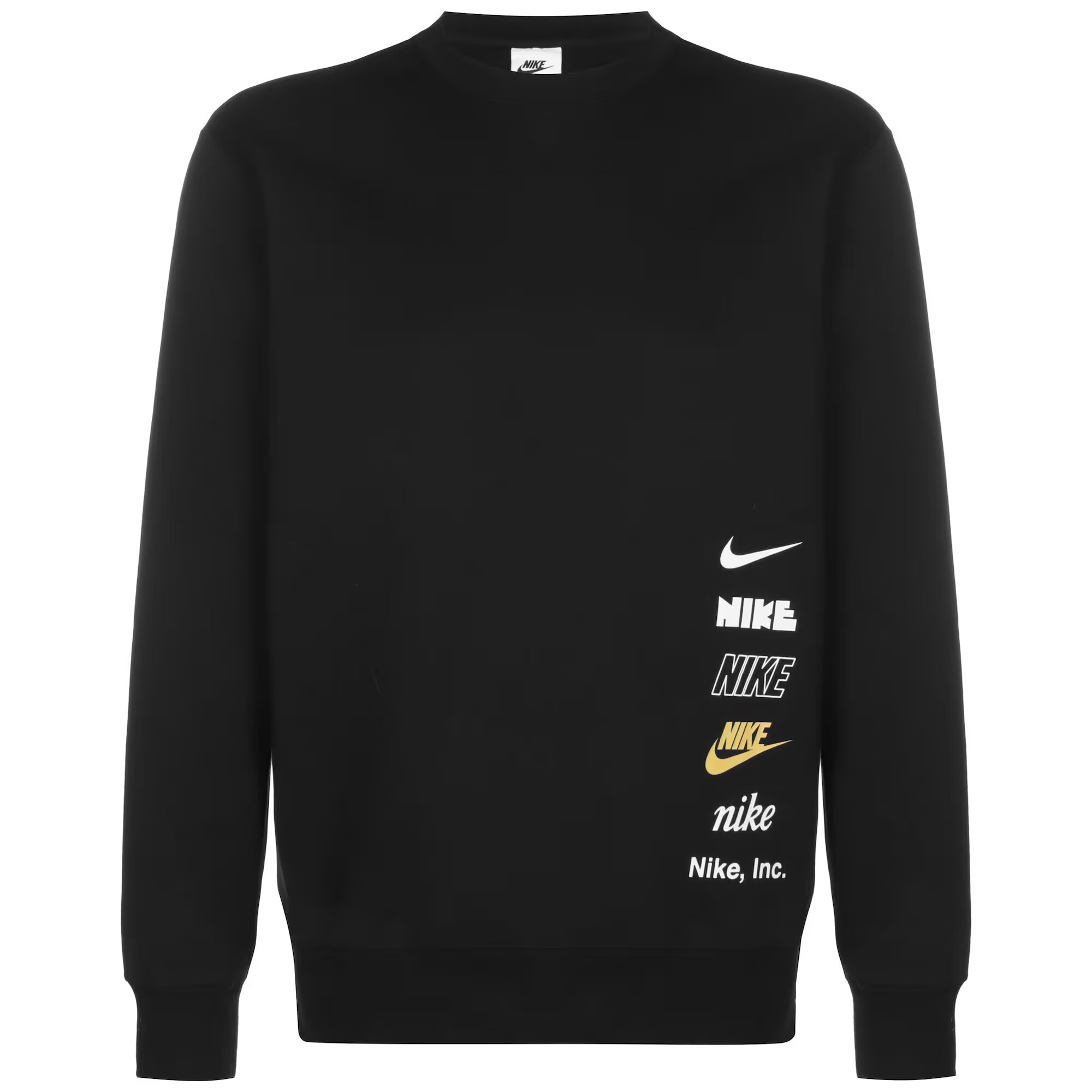 Nike Sportswear Hanorac sport 'Club Fleece' negru / alb - Pled.ro