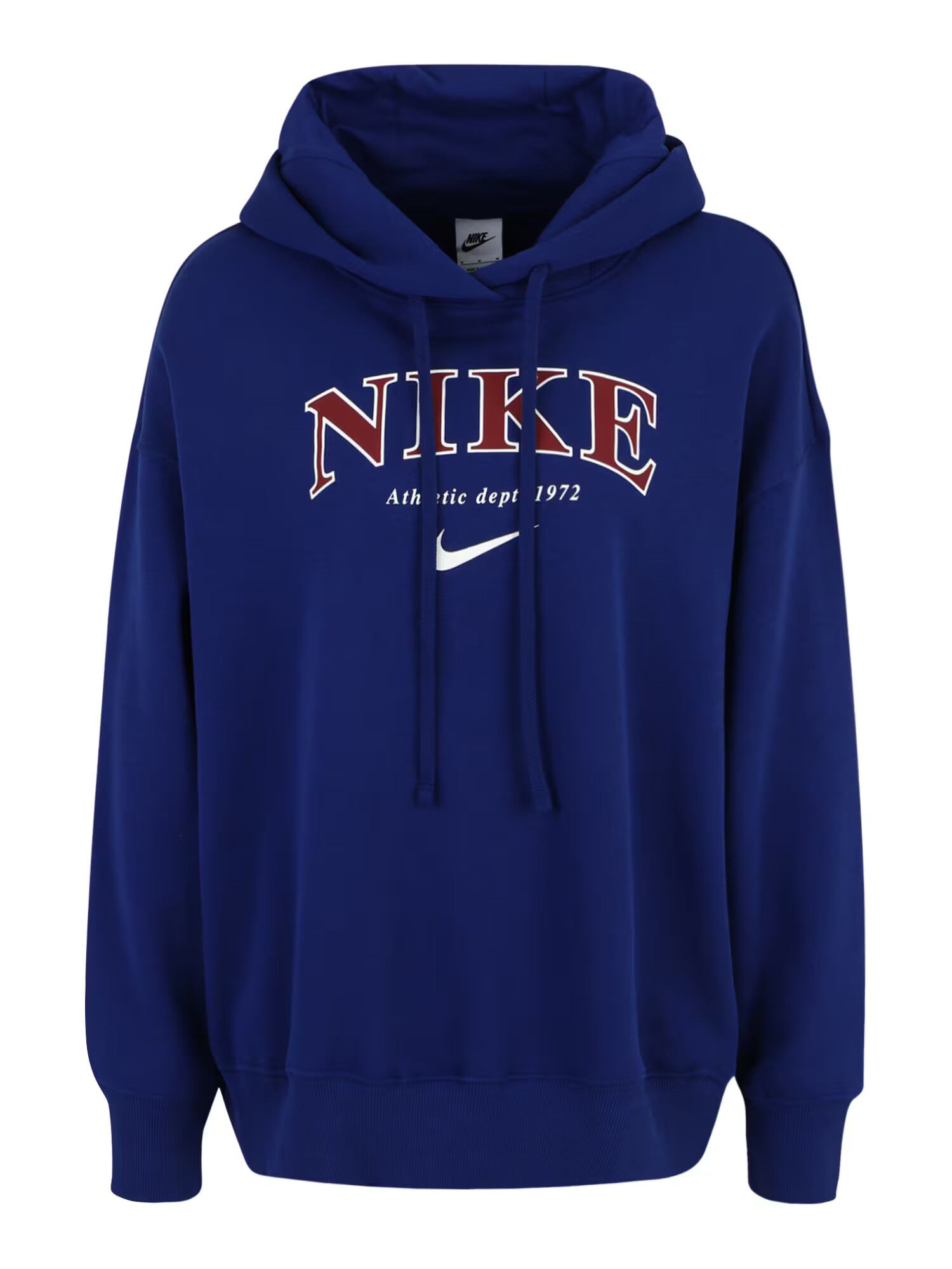 Nike Sportswear Bluză de molton albastru cobalt / roșu cireș / alb - Pled.ro