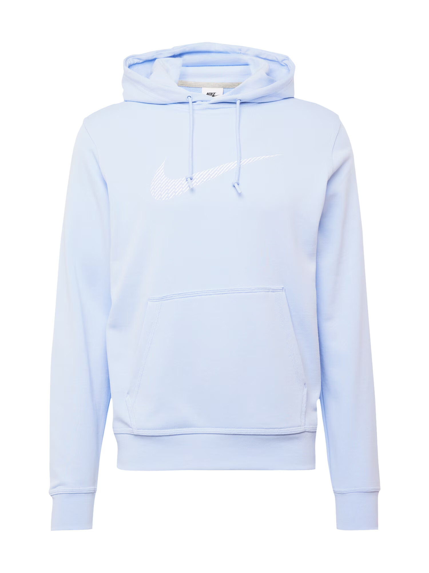 Nike Sportswear Bluză de molton albastru deschis / alb - Pled.ro