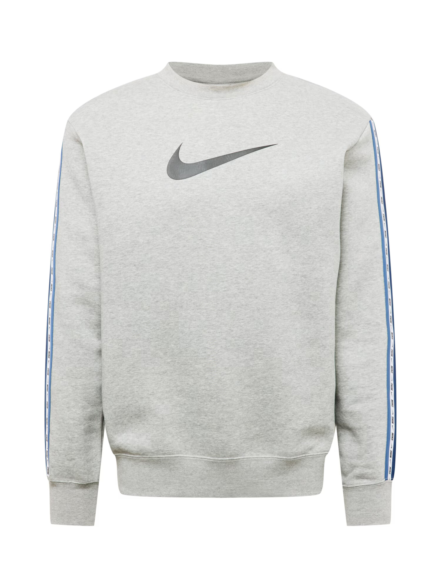 Nike Sportswear Bluză de molton albastru / gri amestecat / alb - Pled.ro