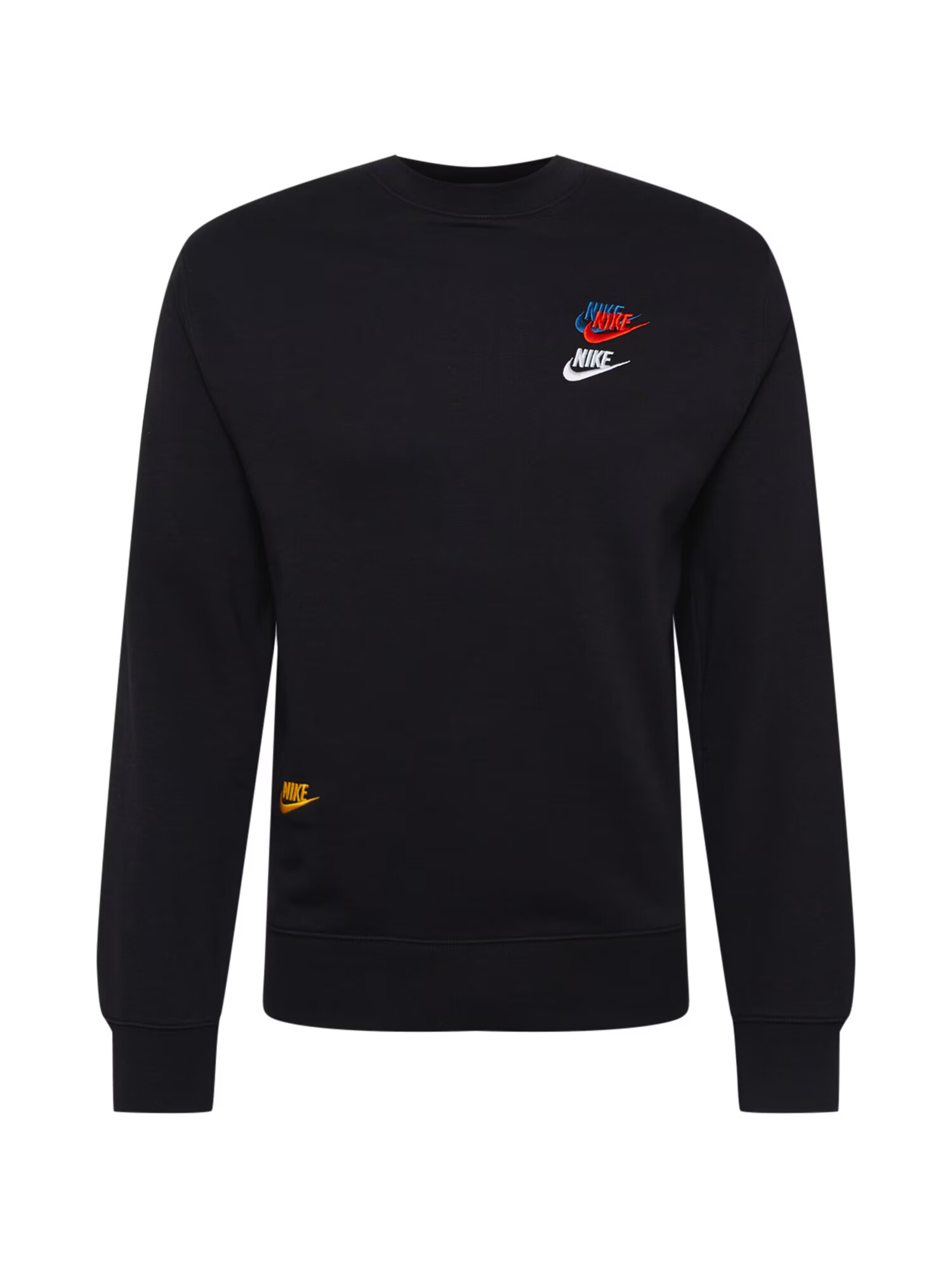 Nike Sportswear Bluză de molton albastru / roșu / negru / alb - Pled.ro