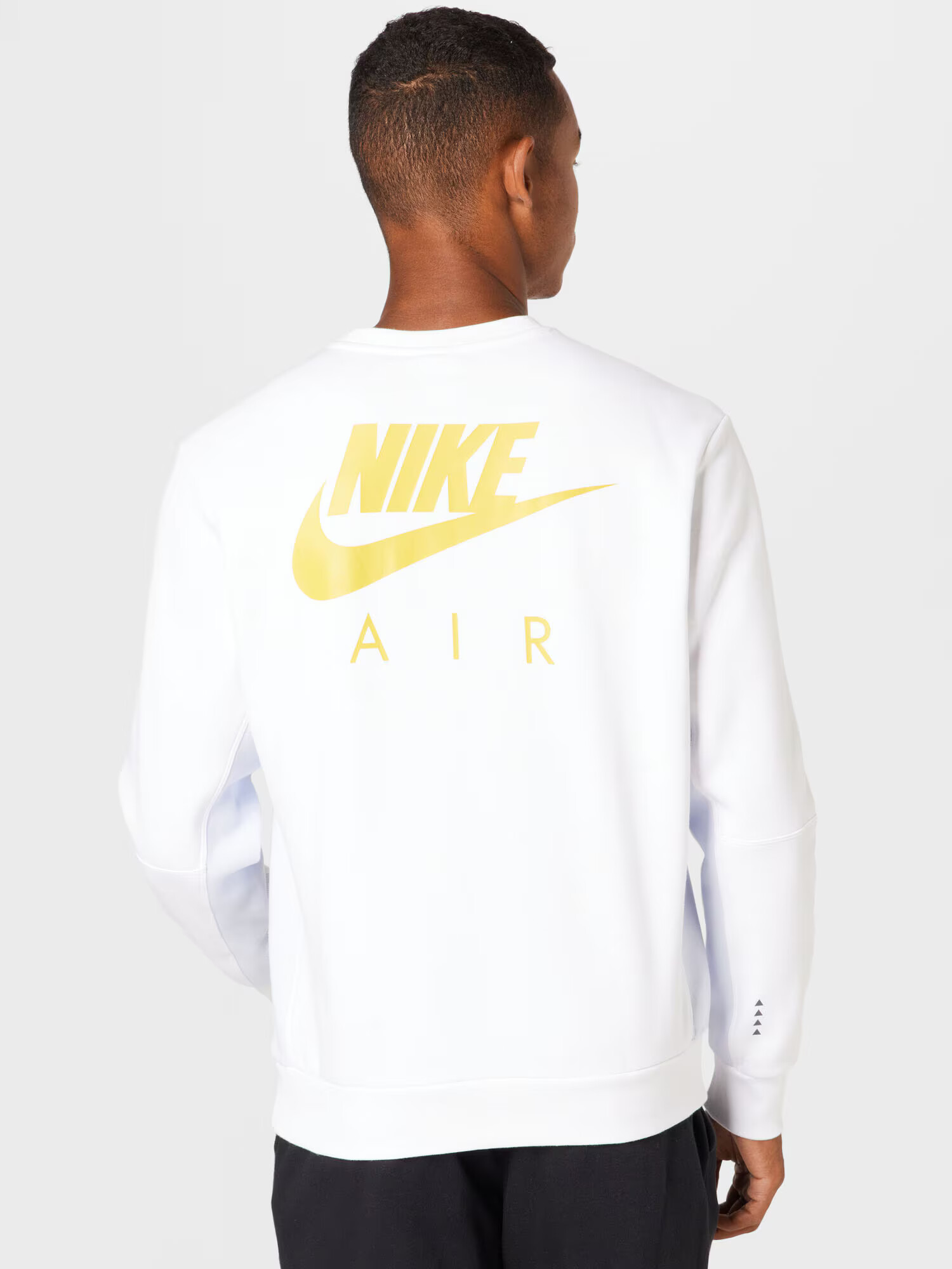 Nike Sportswear Bluză de molton auriu / alb - Pled.ro