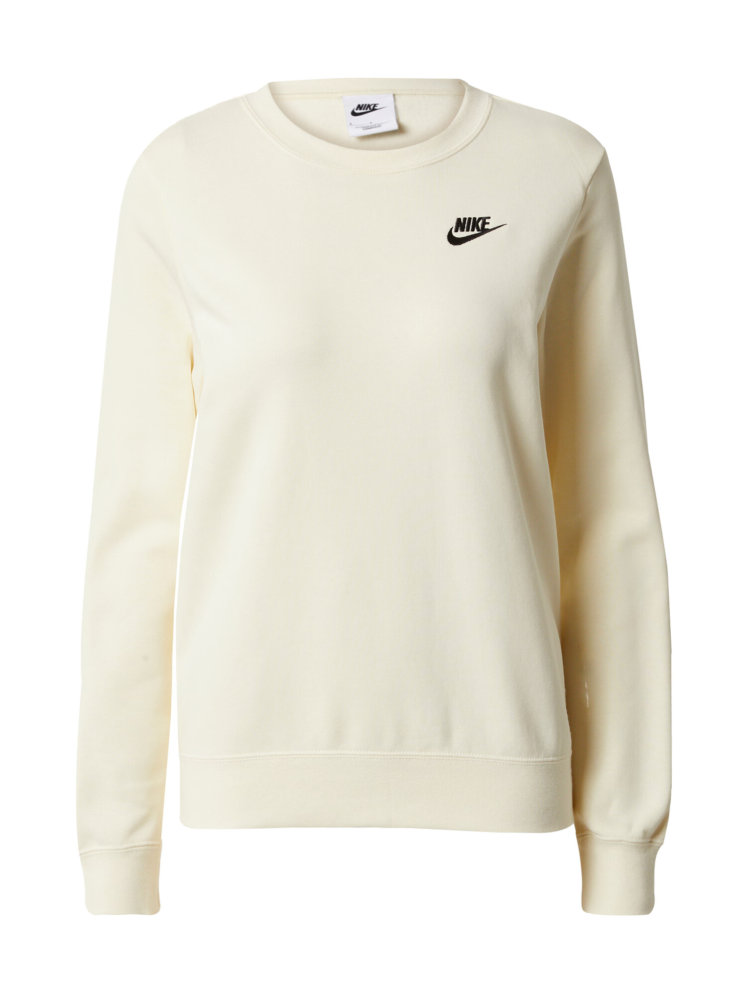 Nike Sportswear Bluză de molton bej / negru - Pled.ro