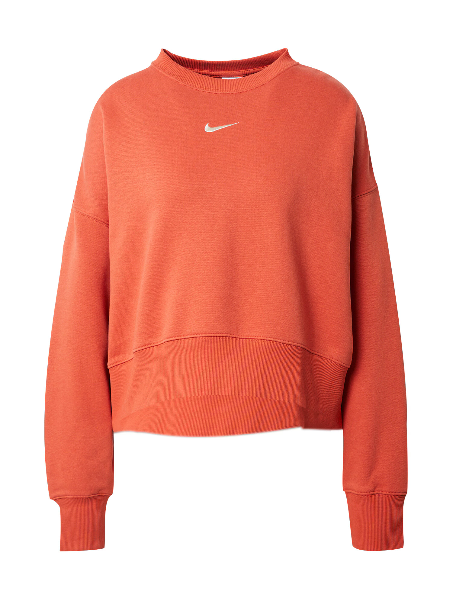 Nike Sportswear Bluză de molton bej / roșu orange - Pled.ro