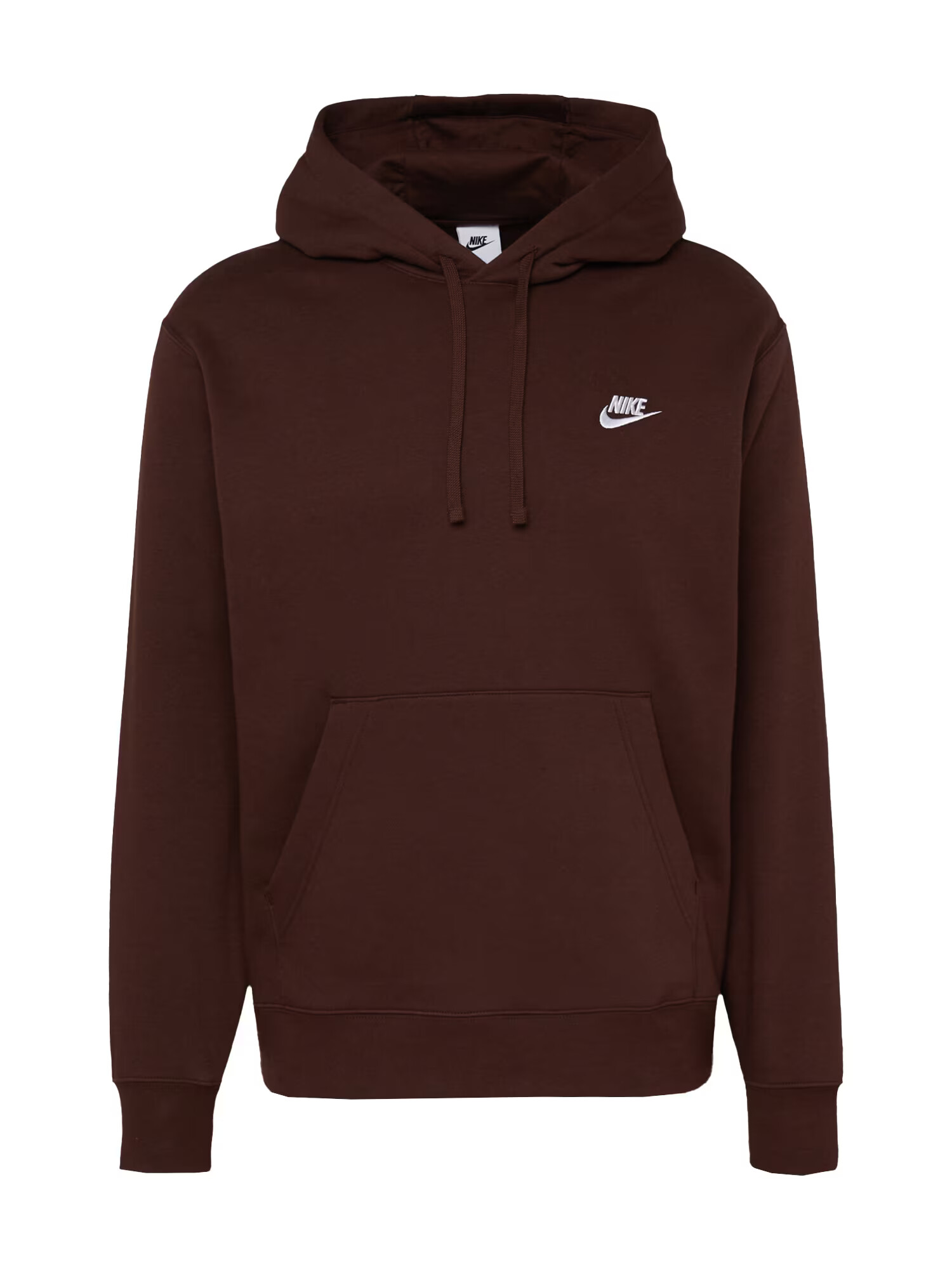 Nike Sportswear Bluză de molton 'Club' ciocolatiu - Pled.ro