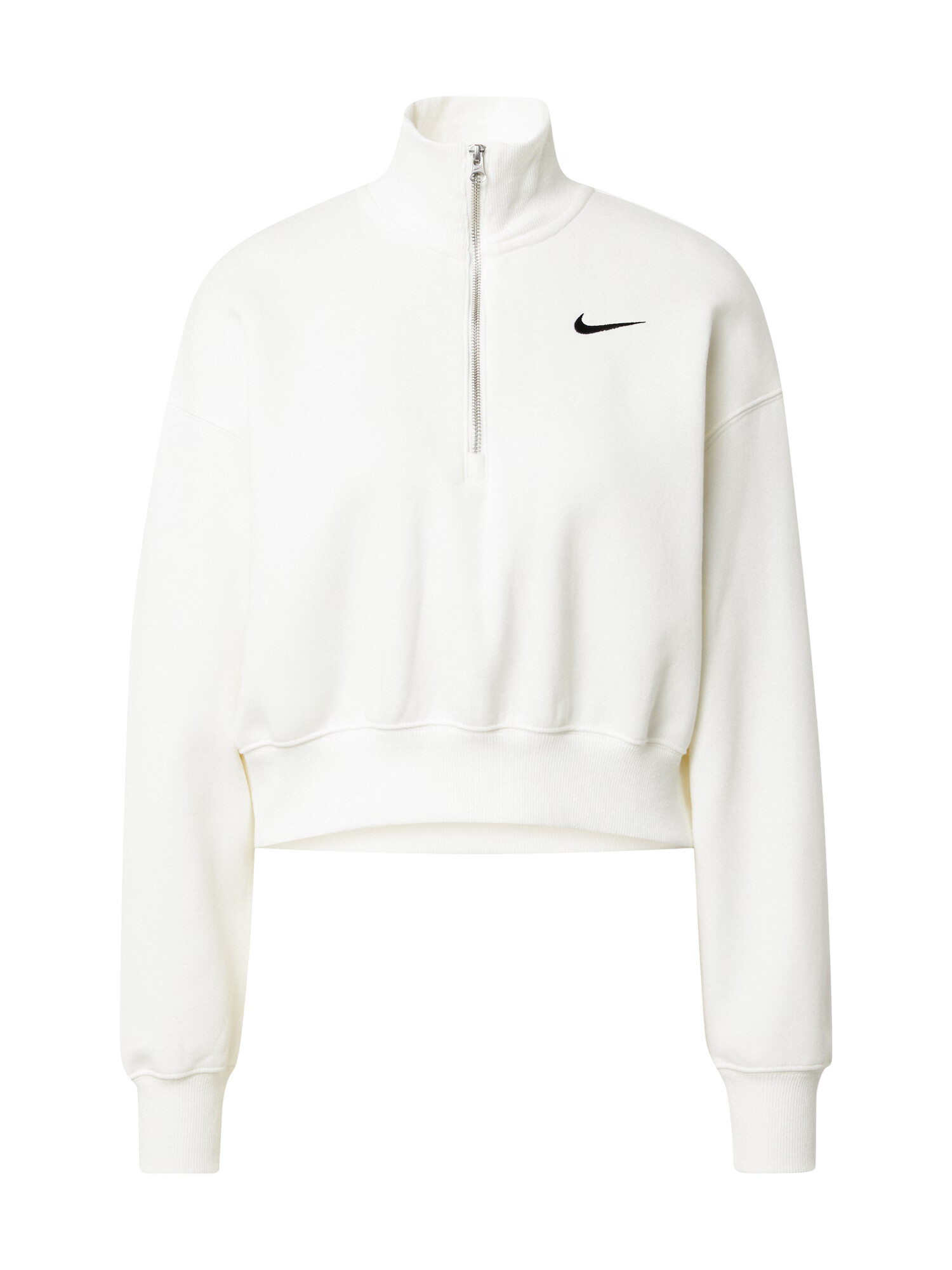 Nike Sportswear Bluză de molton crem / negru - Pled.ro