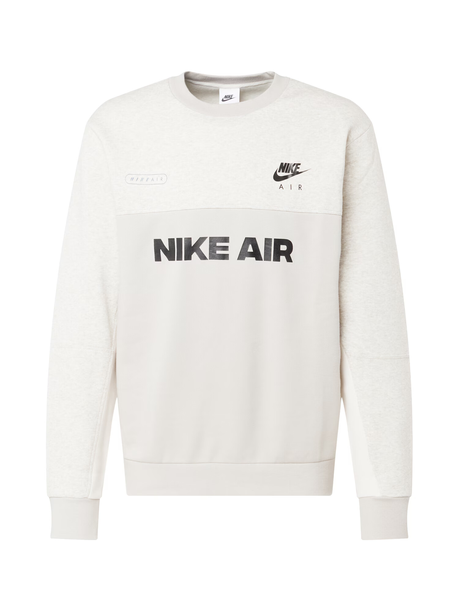 Nike Sportswear Bluză de molton gri deschis / negru - Pled.ro