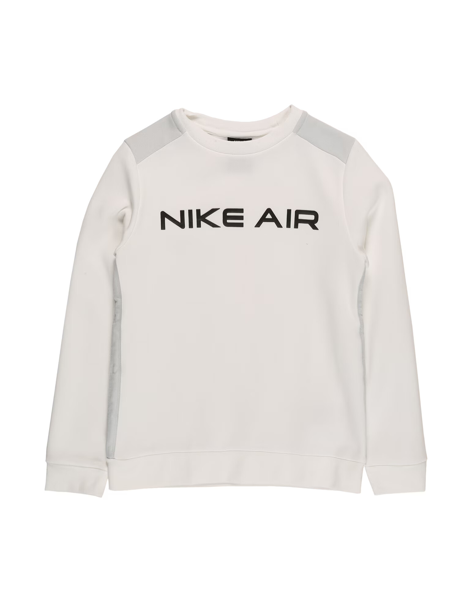 Nike Sportswear Bluză de molton gri deschis / negru / alb murdar - Pled.ro