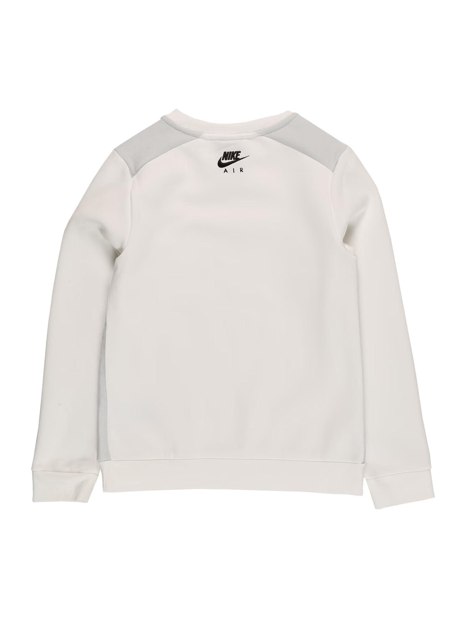 Nike Sportswear Bluză de molton gri deschis / negru / alb murdar - Pled.ro