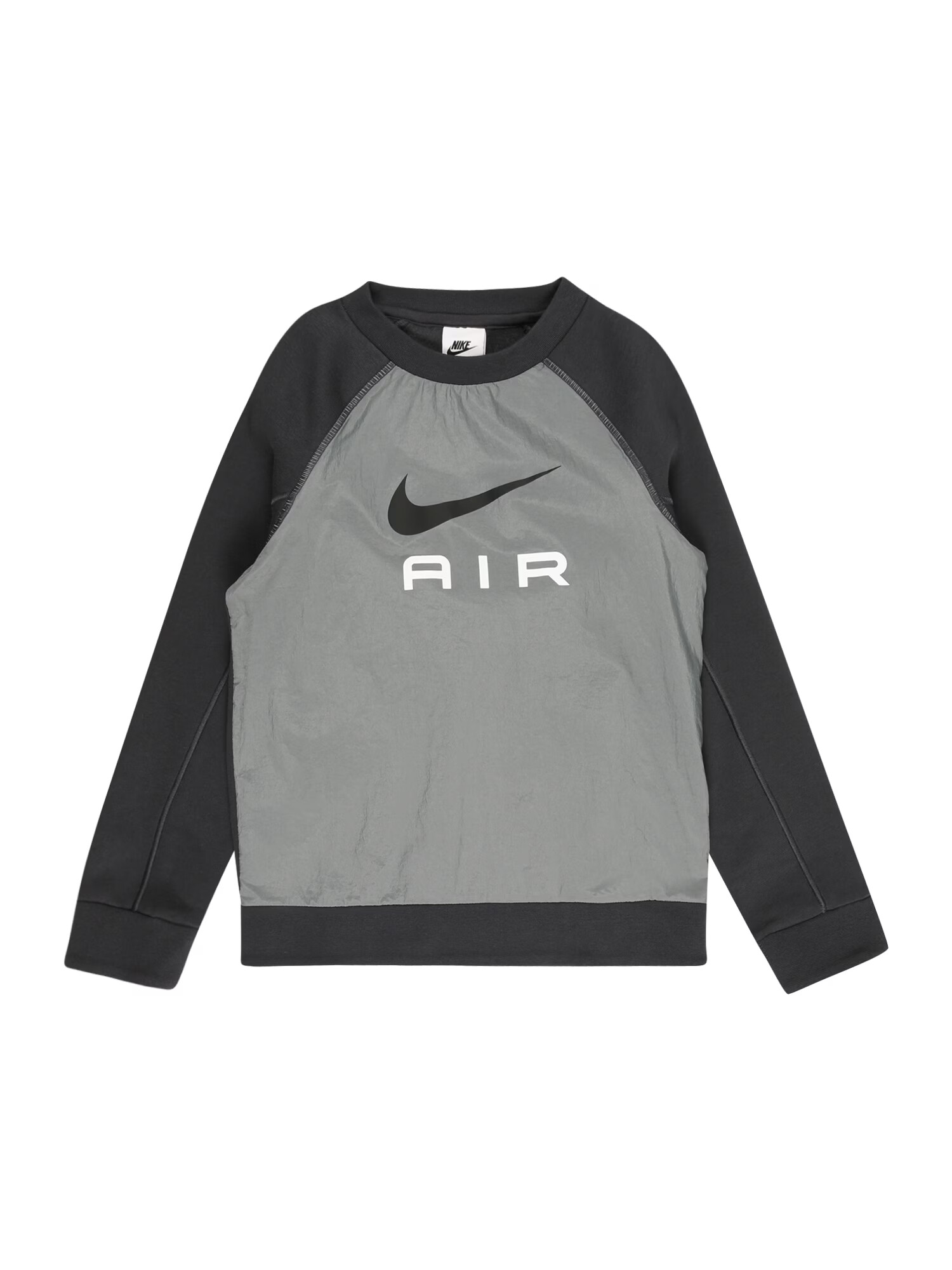 Nike Sportswear Bluză de molton gri închis / negru / alb - Pled.ro