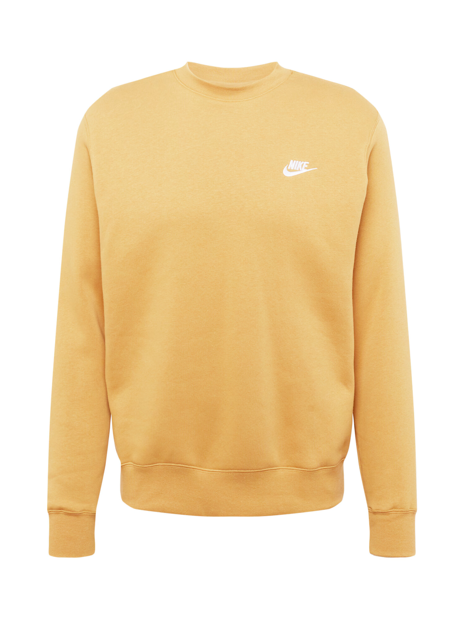 Nike Sportswear Bluză de molton maro caramel / alb - Pled.ro