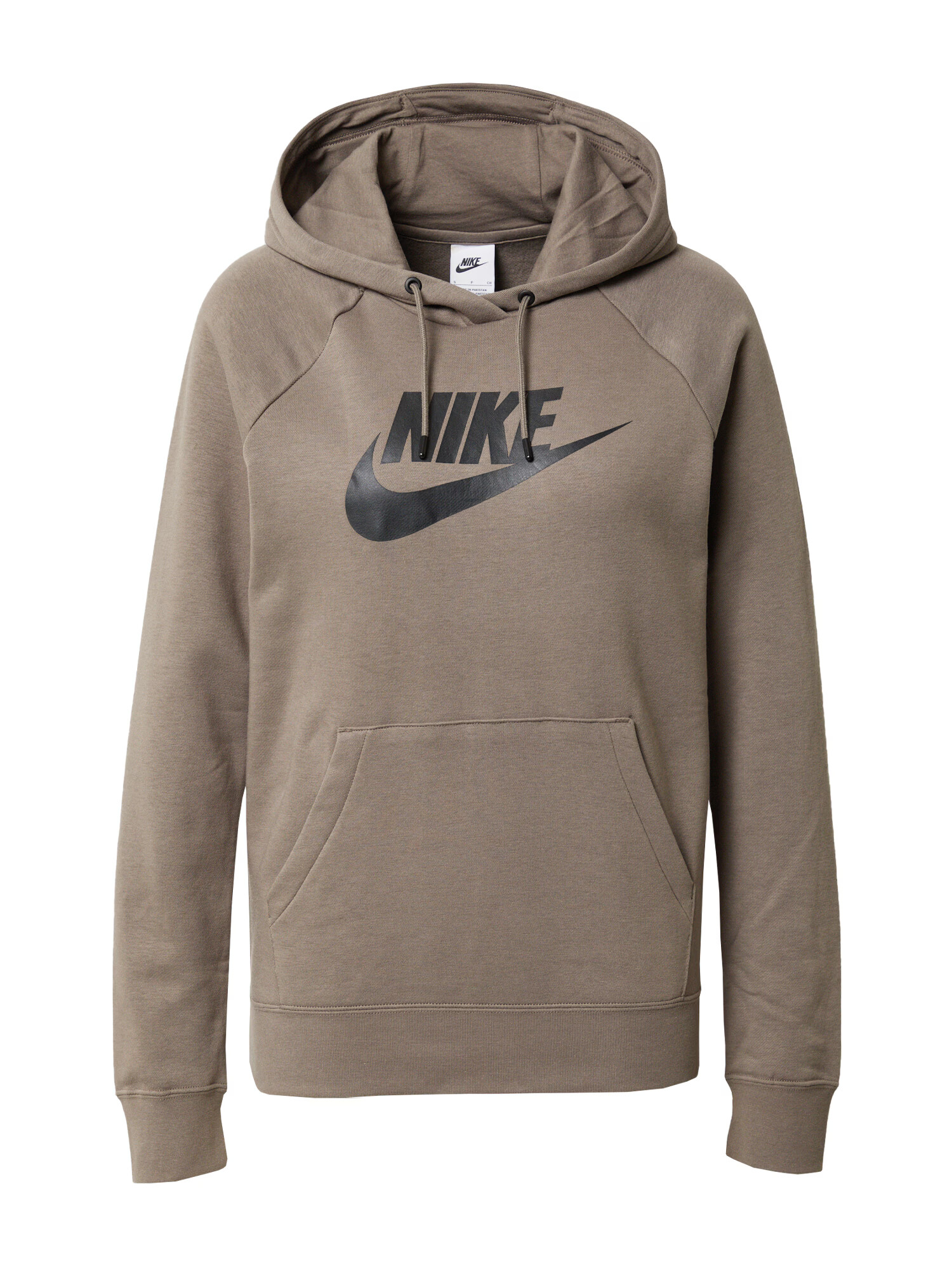 Nike Sportswear Bluză de molton maro / negru - Pled.ro