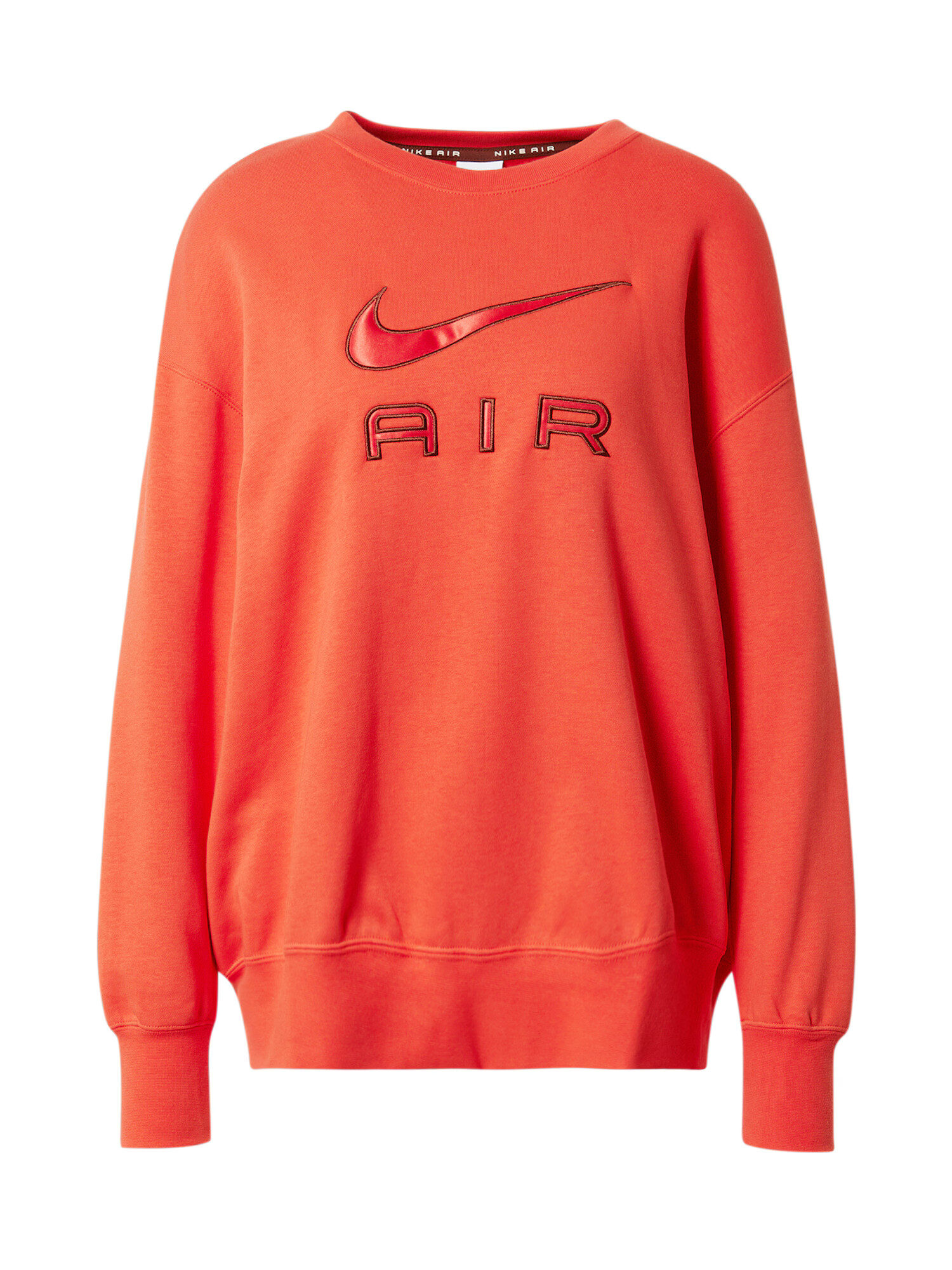 Nike Sportswear Bluză de molton 'Air' maro / roșu deschis - Pled.ro