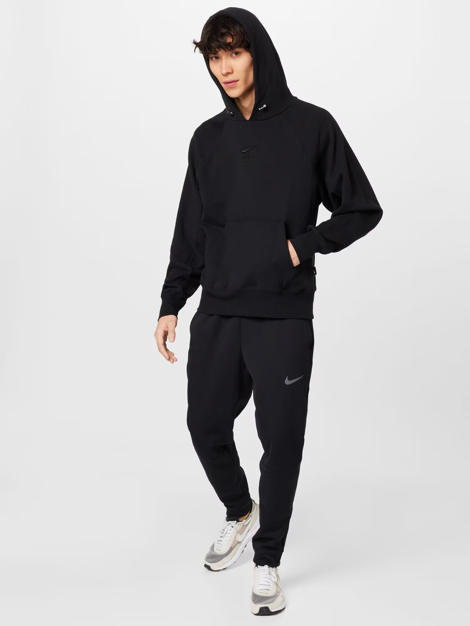 Nike Sportswear Bluză de molton negru - Pled.ro