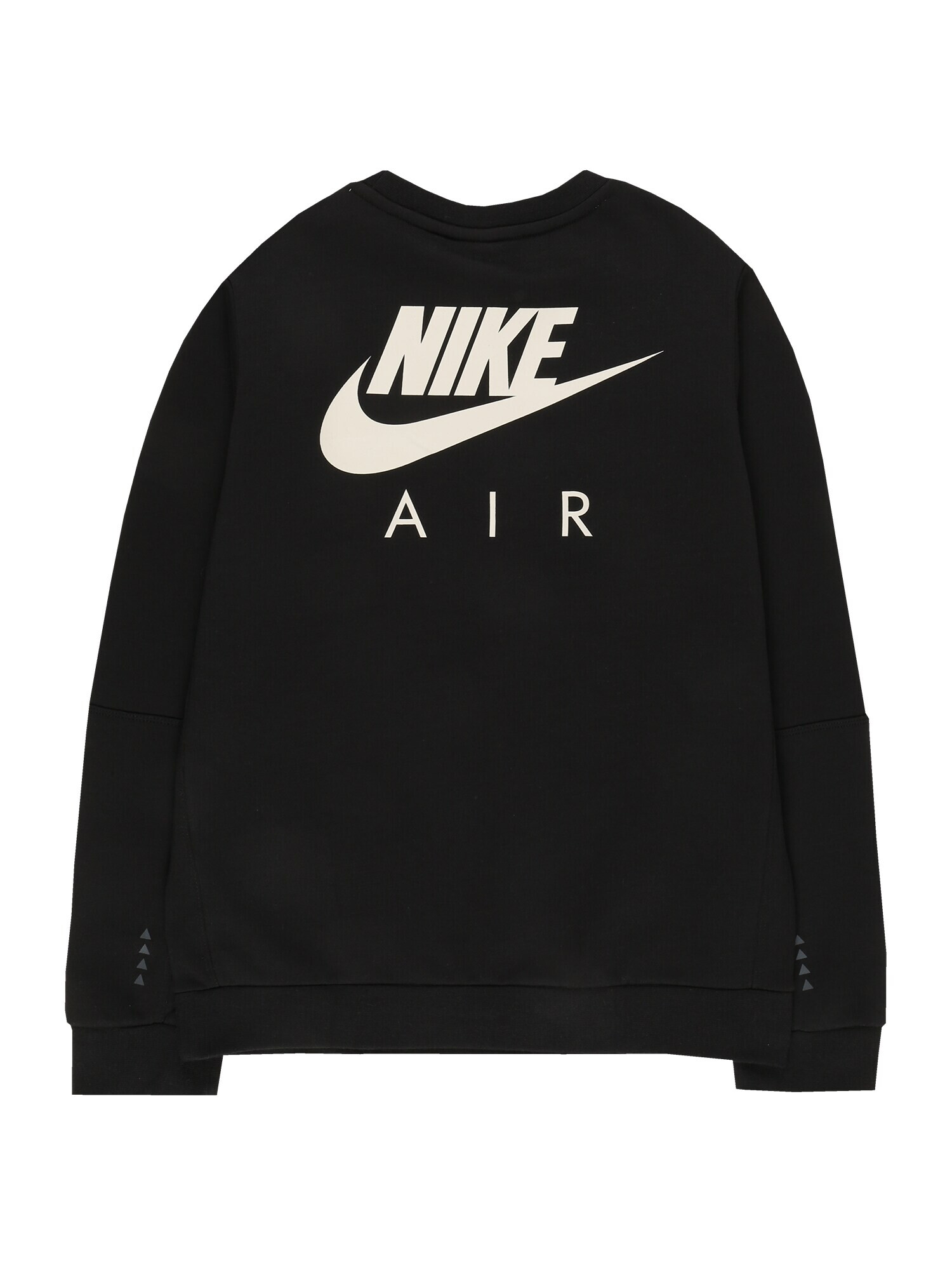 Nike Sportswear Bluză de molton negru / alb - Pled.ro