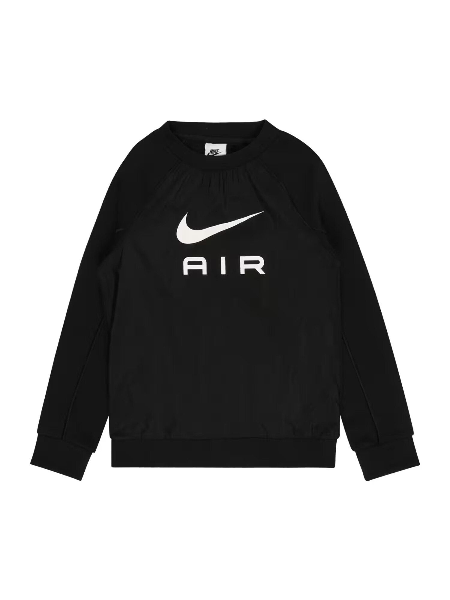 Nike Sportswear Bluză de molton negru / alb - Pled.ro