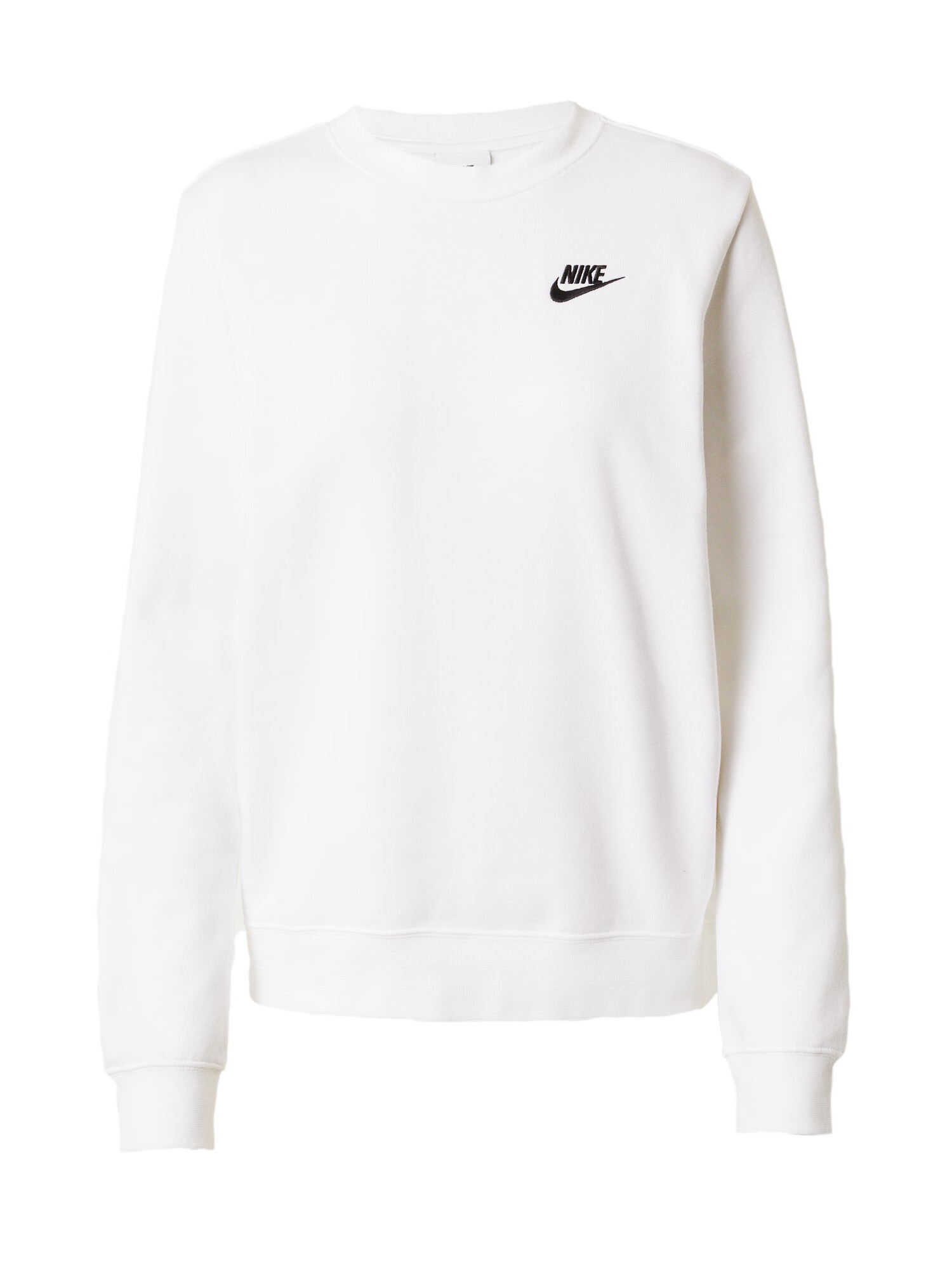 Nike Sportswear Bluză de molton negru / alb - Pled.ro