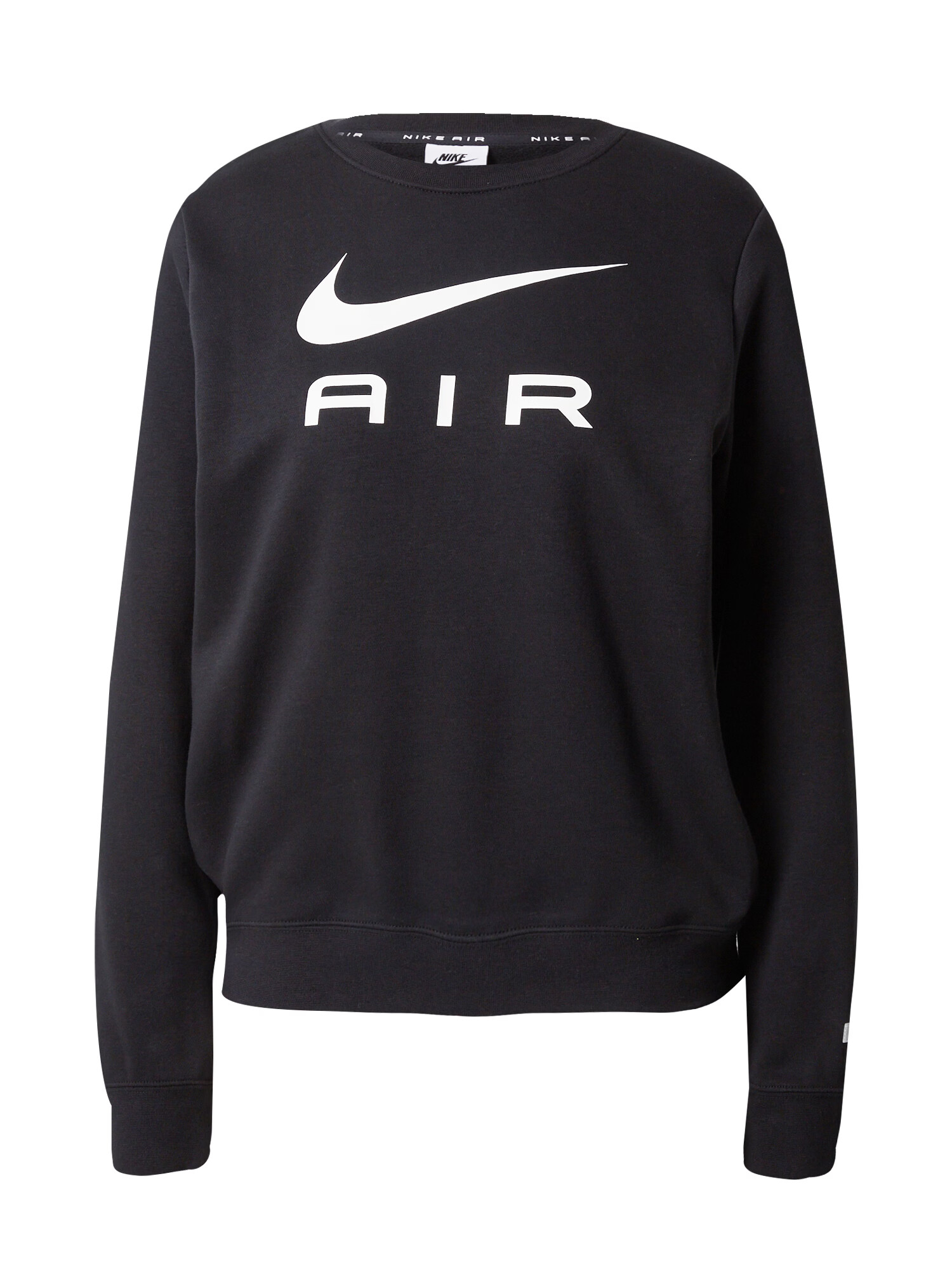 Nike Sportswear Bluză de molton negru / alb - Pled.ro