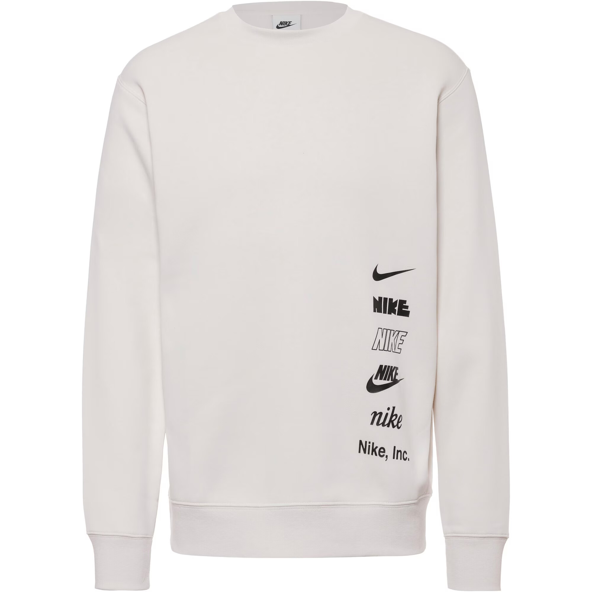 Nike Sportswear Hanorac sport 'Club Fleece' negru / alb - Pled.ro