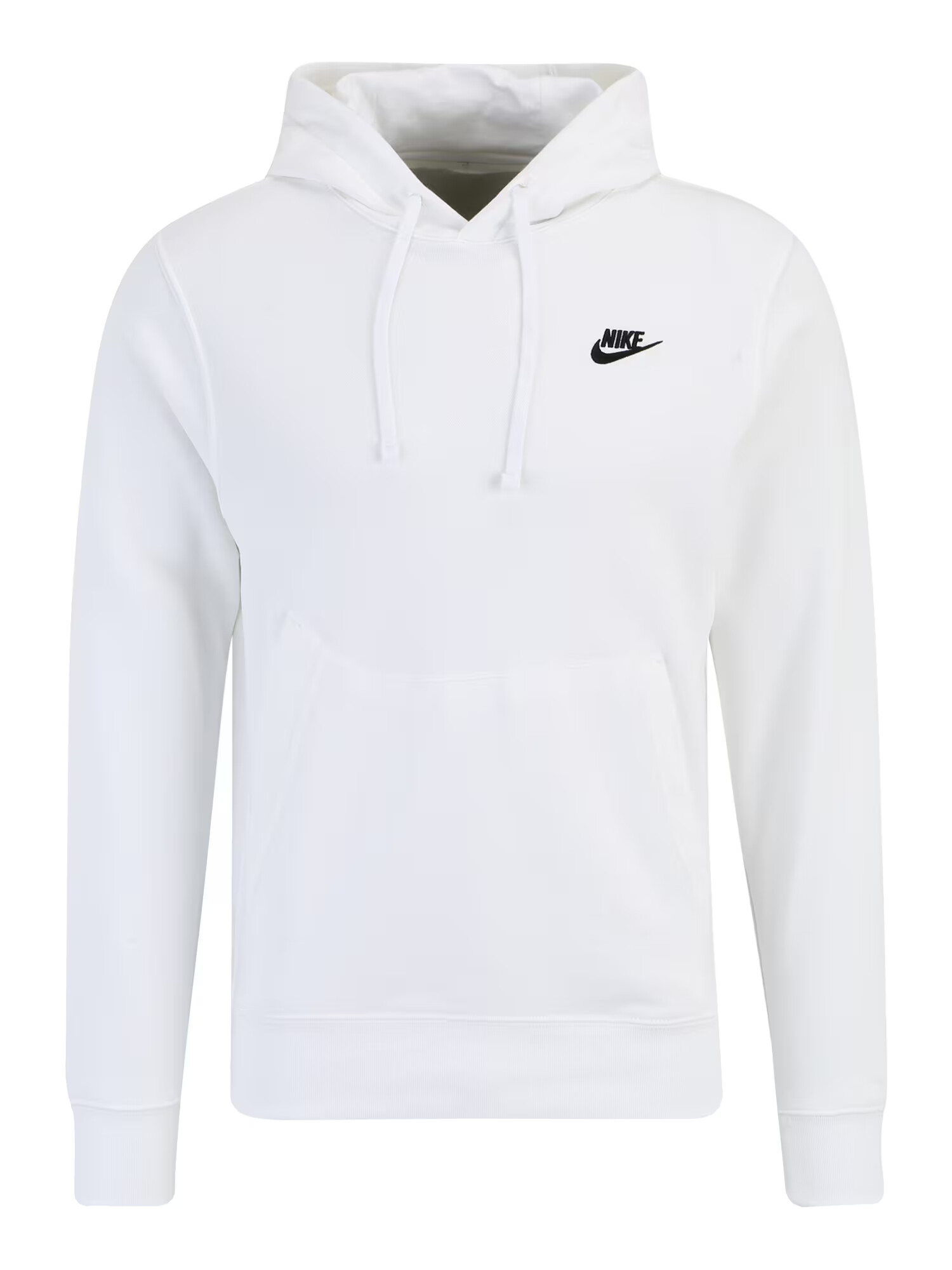 Nike Sportswear Bluză de molton negru / alb - Pled.ro