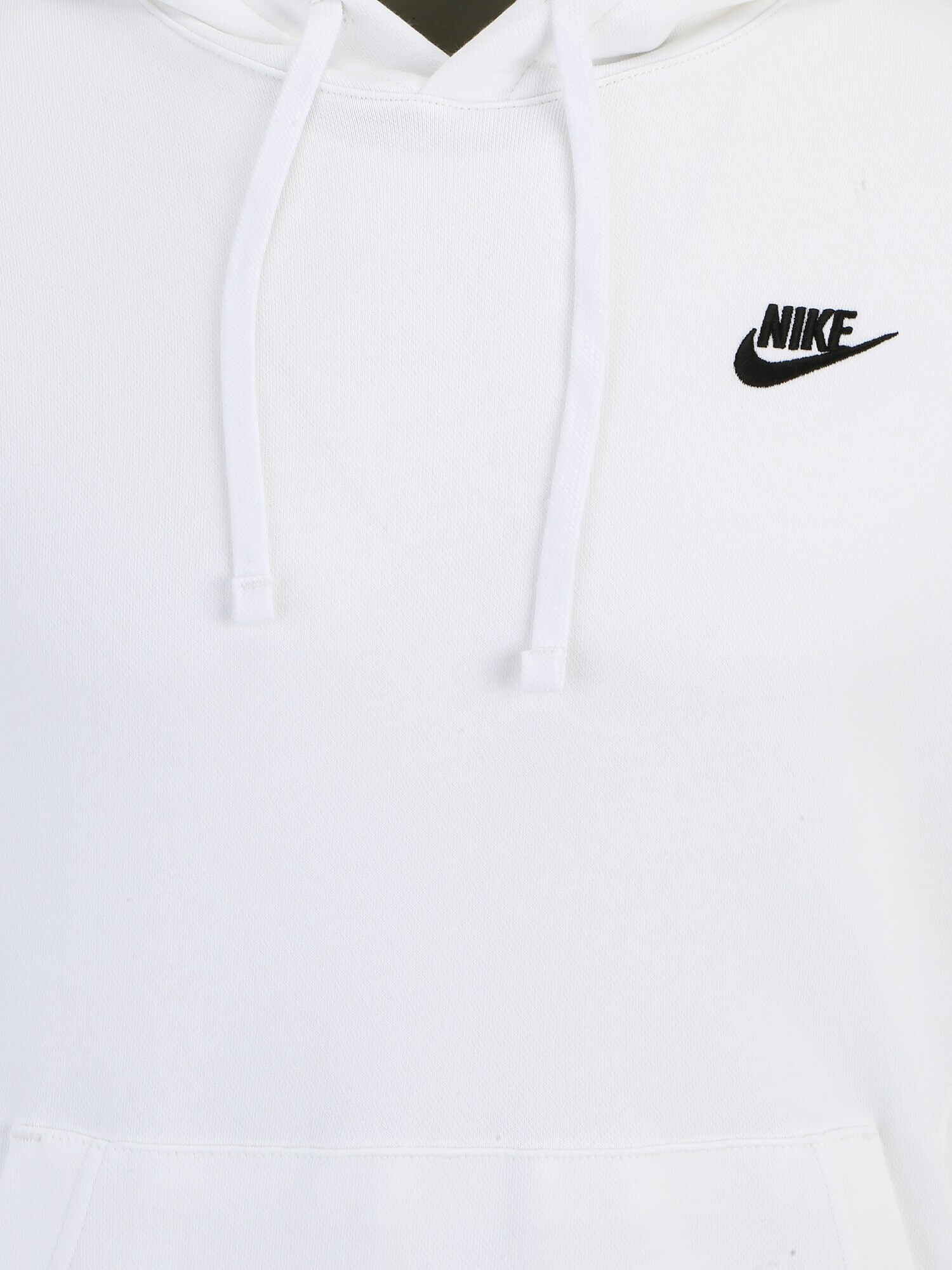 Nike Sportswear Bluză de molton negru / alb - Pled.ro