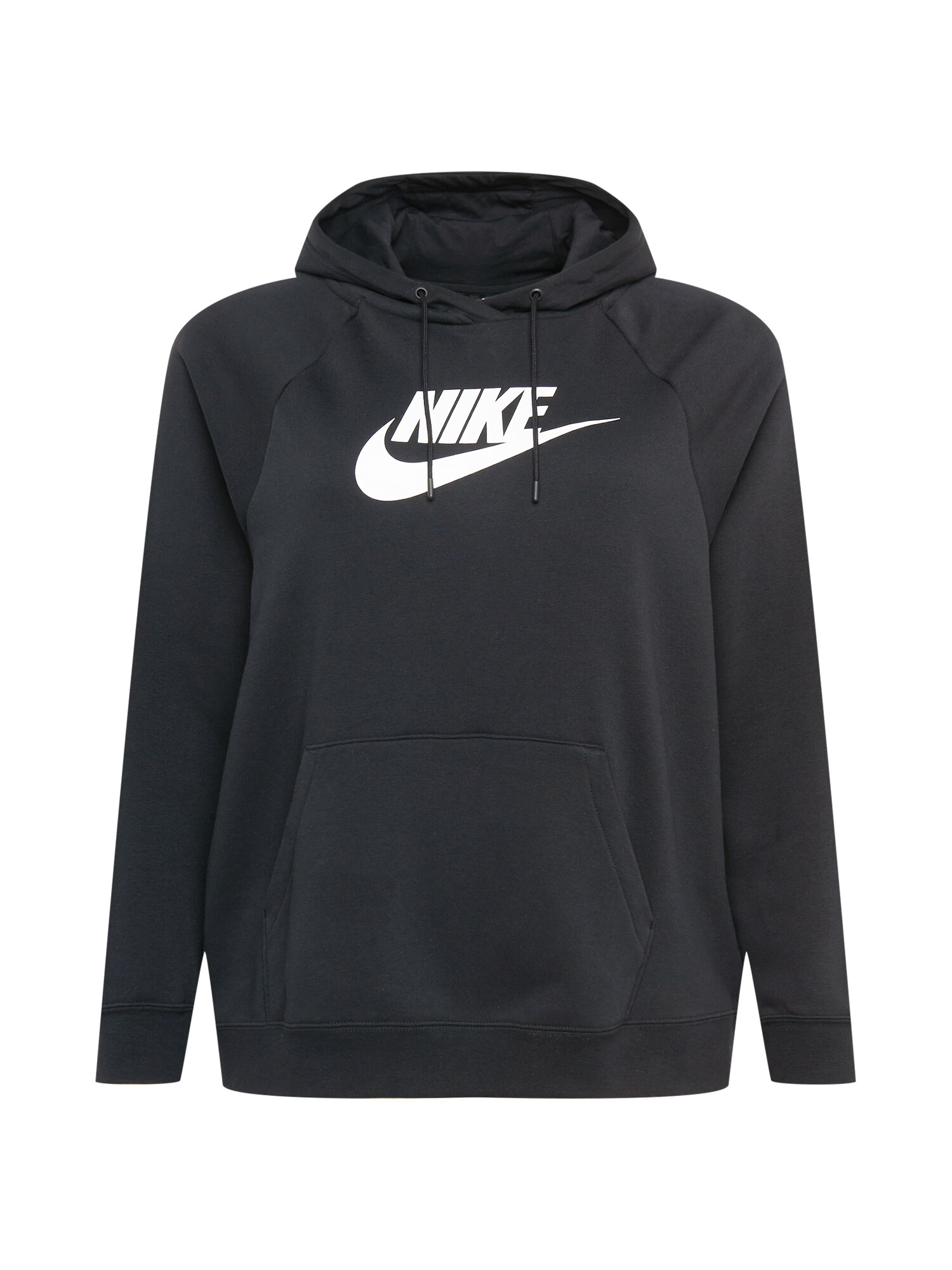 Nike Sportswear Bluză de molton negru / alb - Pled.ro