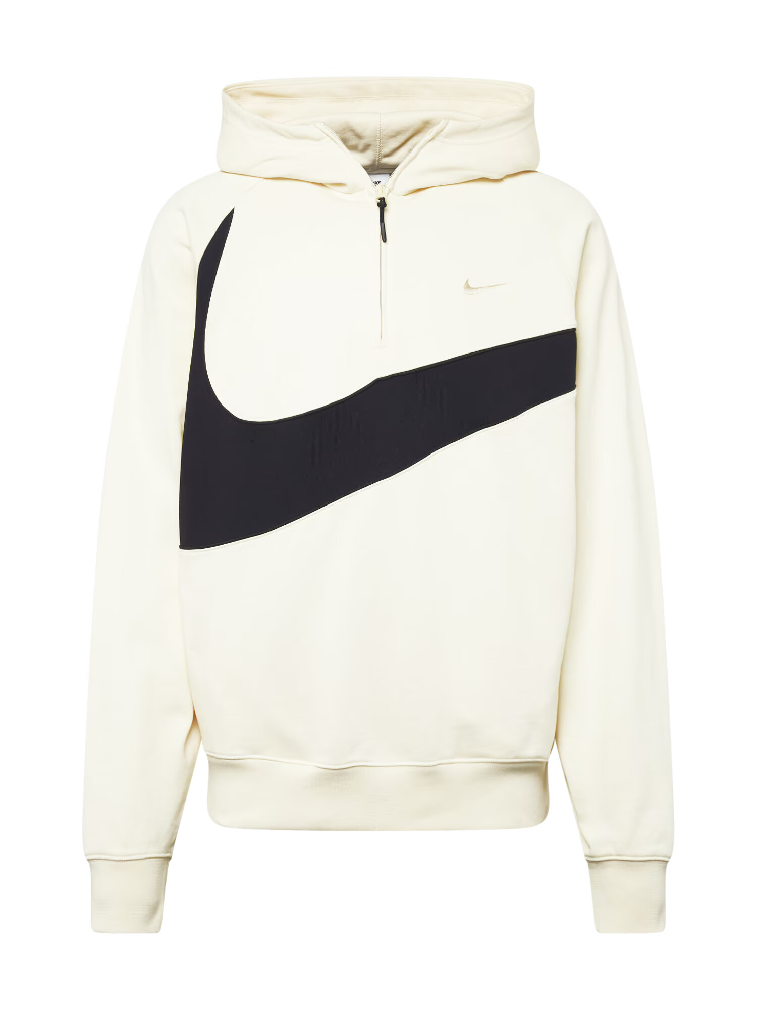 Nike Sportswear Hanorac sport negru / alb lână - Pled.ro