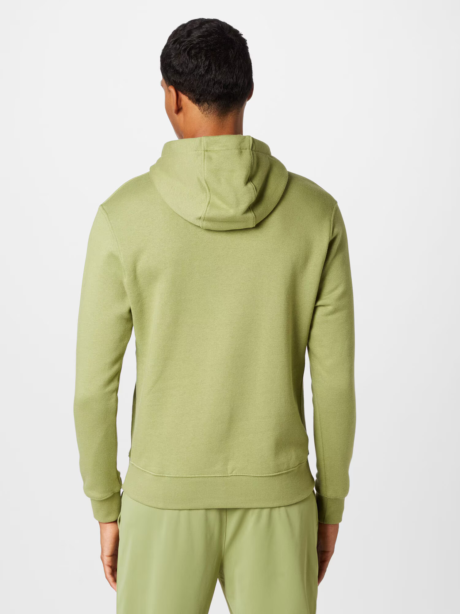 Nike Sportswear Hanorac sport 'Club Fleece' oliv / alb - Pled.ro