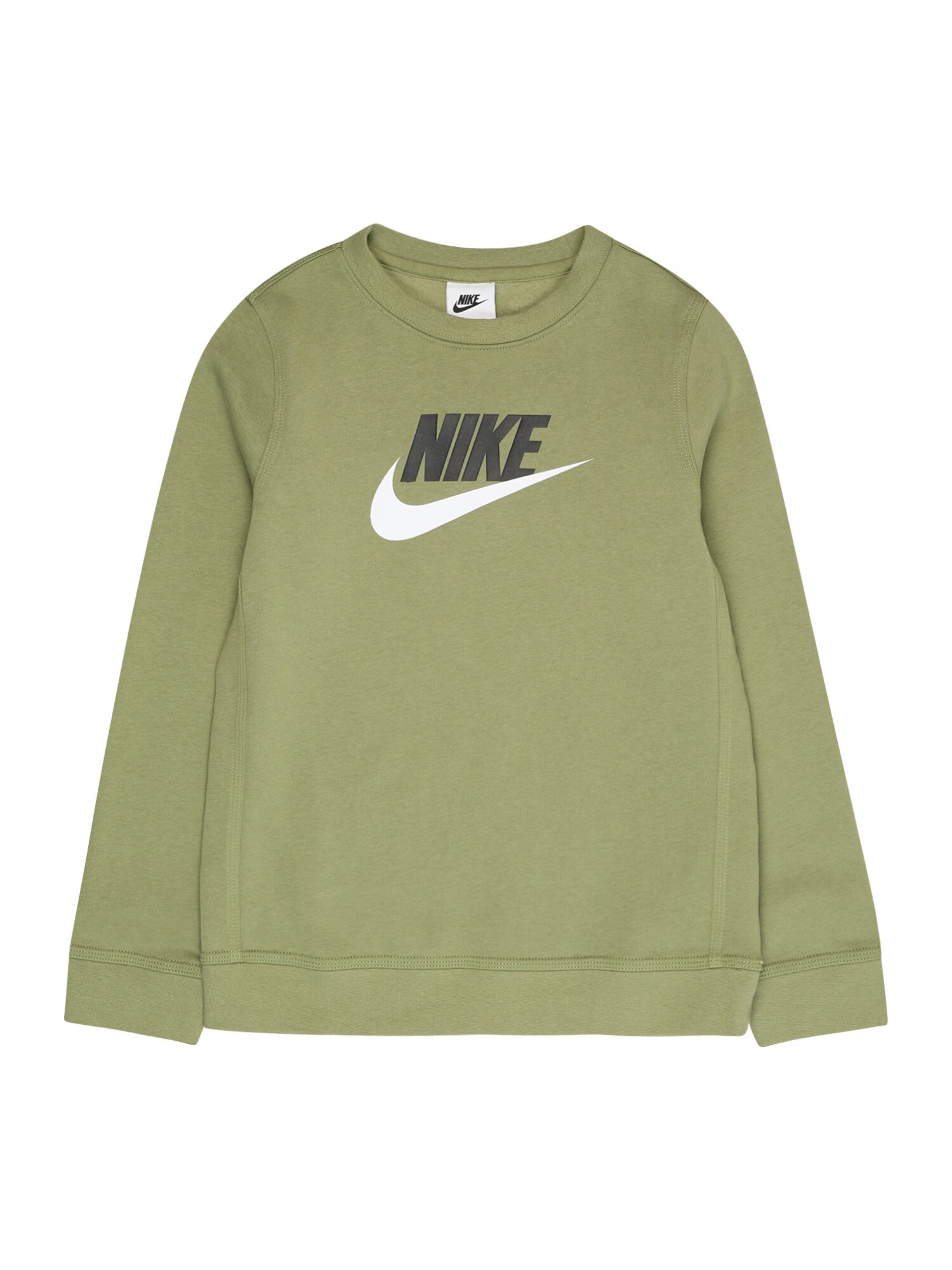 Nike Sportswear Bluză de molton oliv / negru / alb - Pled.ro