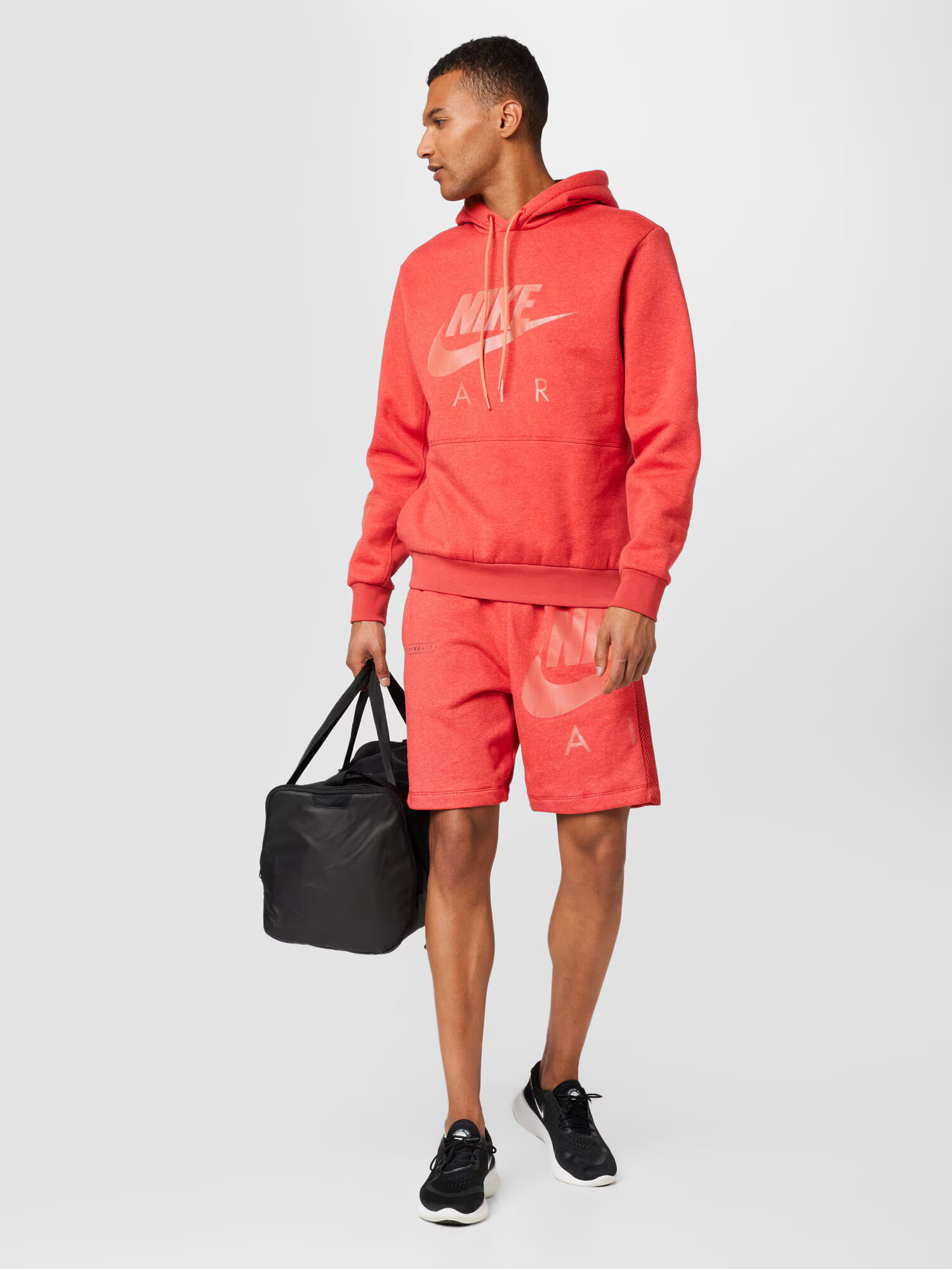 Nike Sportswear Bluză de molton roșu orange - Pled.ro